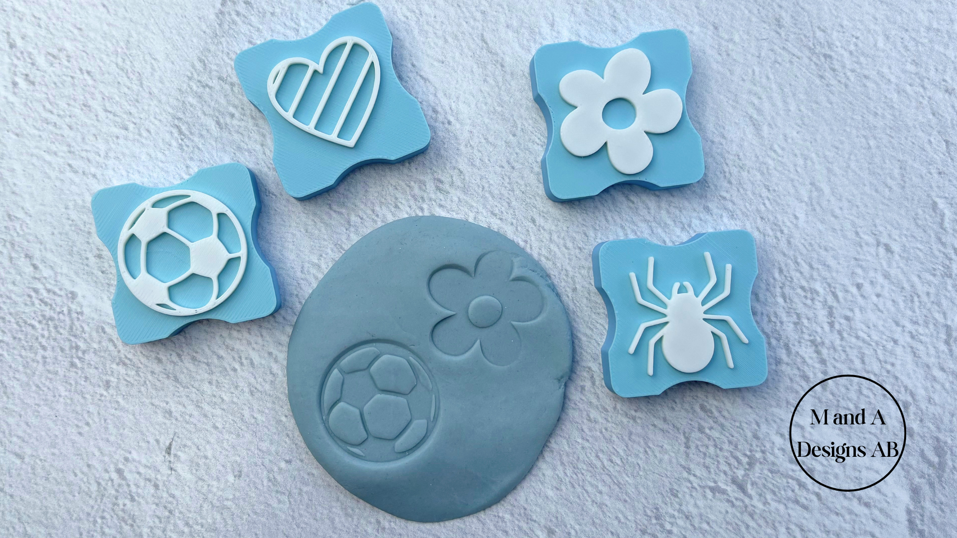 3D Printed Small Playdough Stamps