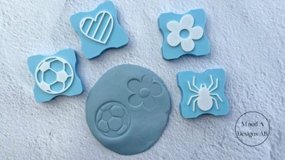 3D Printed Small Playdough Stamps