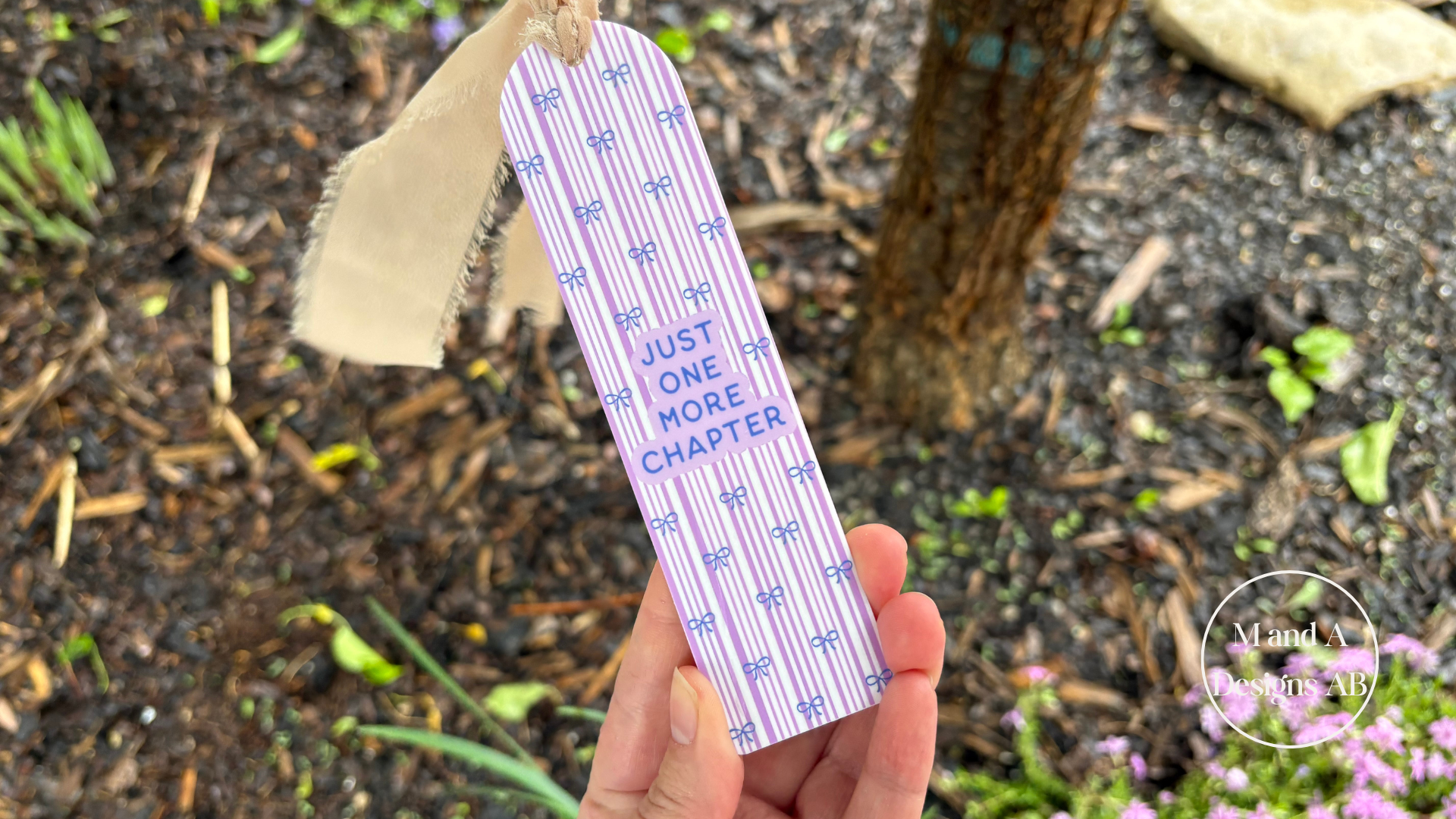 Bow Bookmark UV Printed