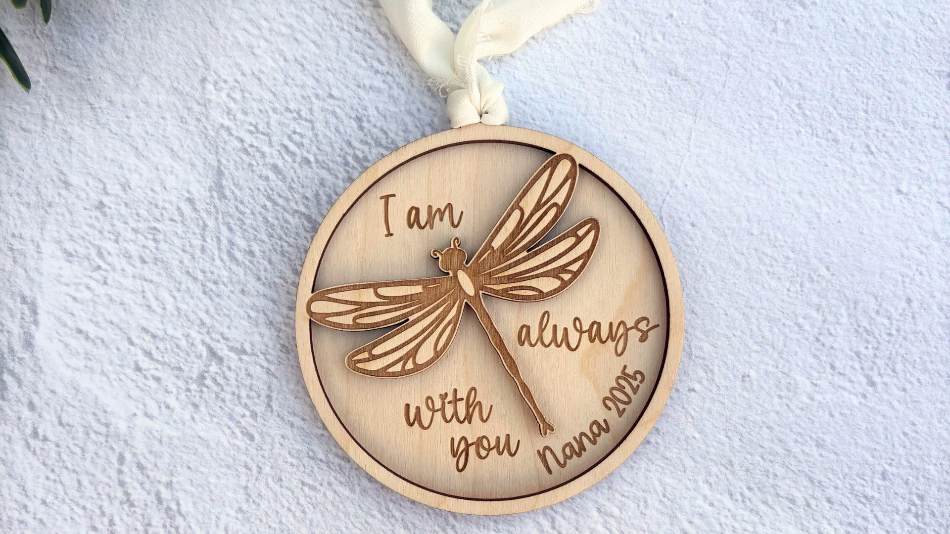 Dragonfly Memorial Ornament