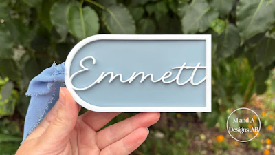 Double Layer Stocking Tag
