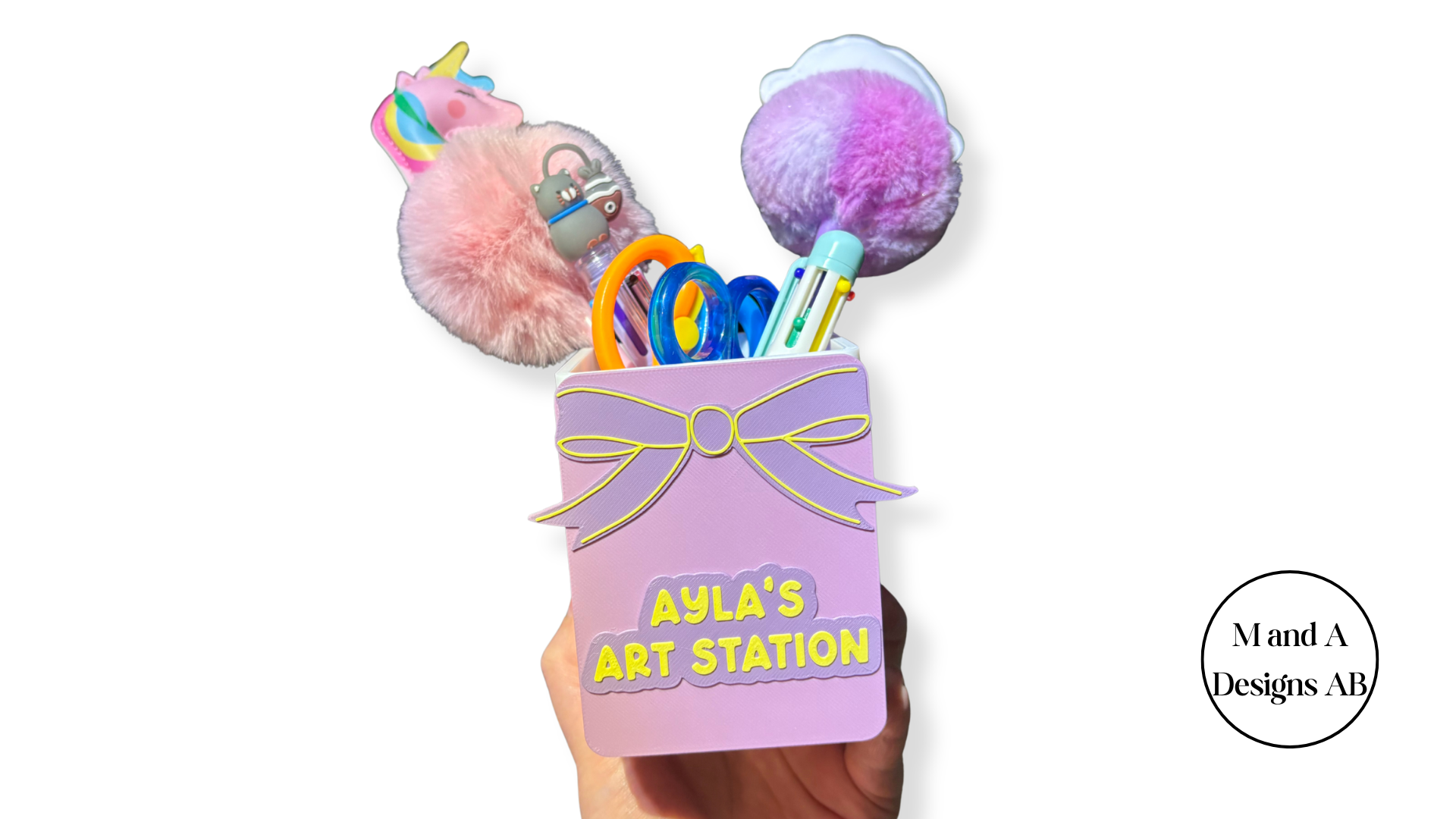 3D Printed Bow Pen Holder