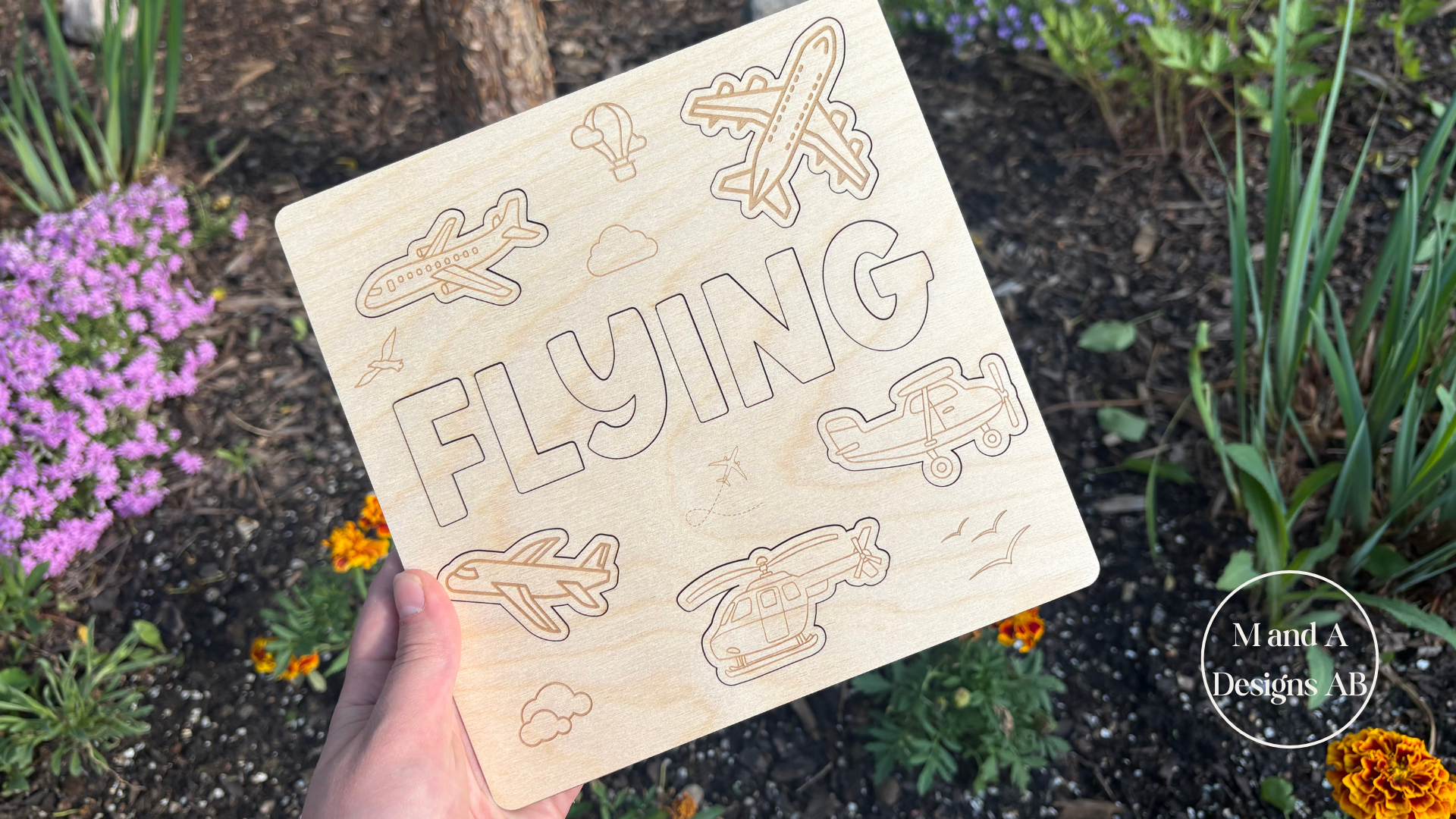 Flying Colour Me Name Puzzle