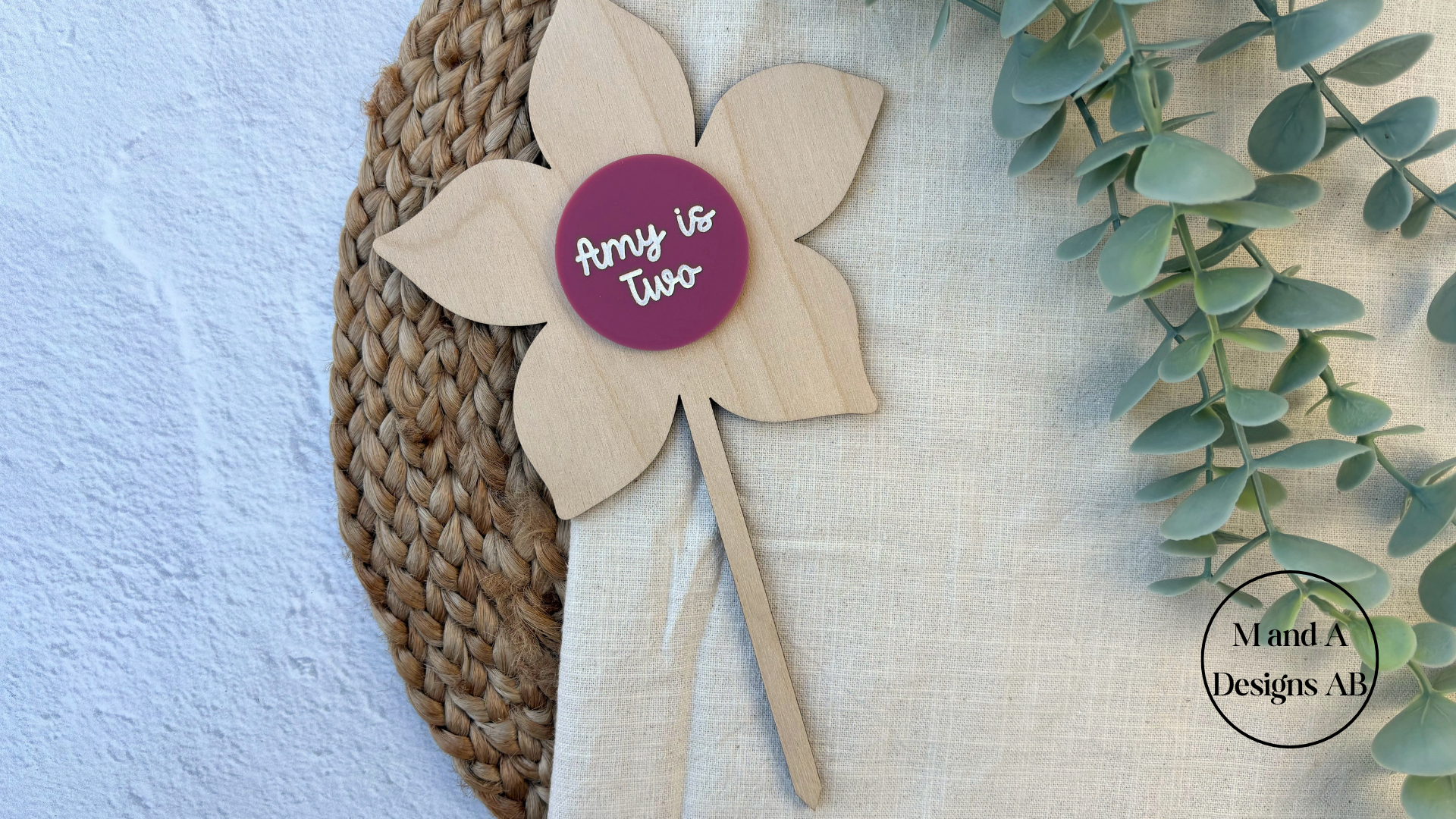 Flower Cake Topper