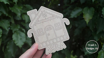 Gingerbread Name Place Card