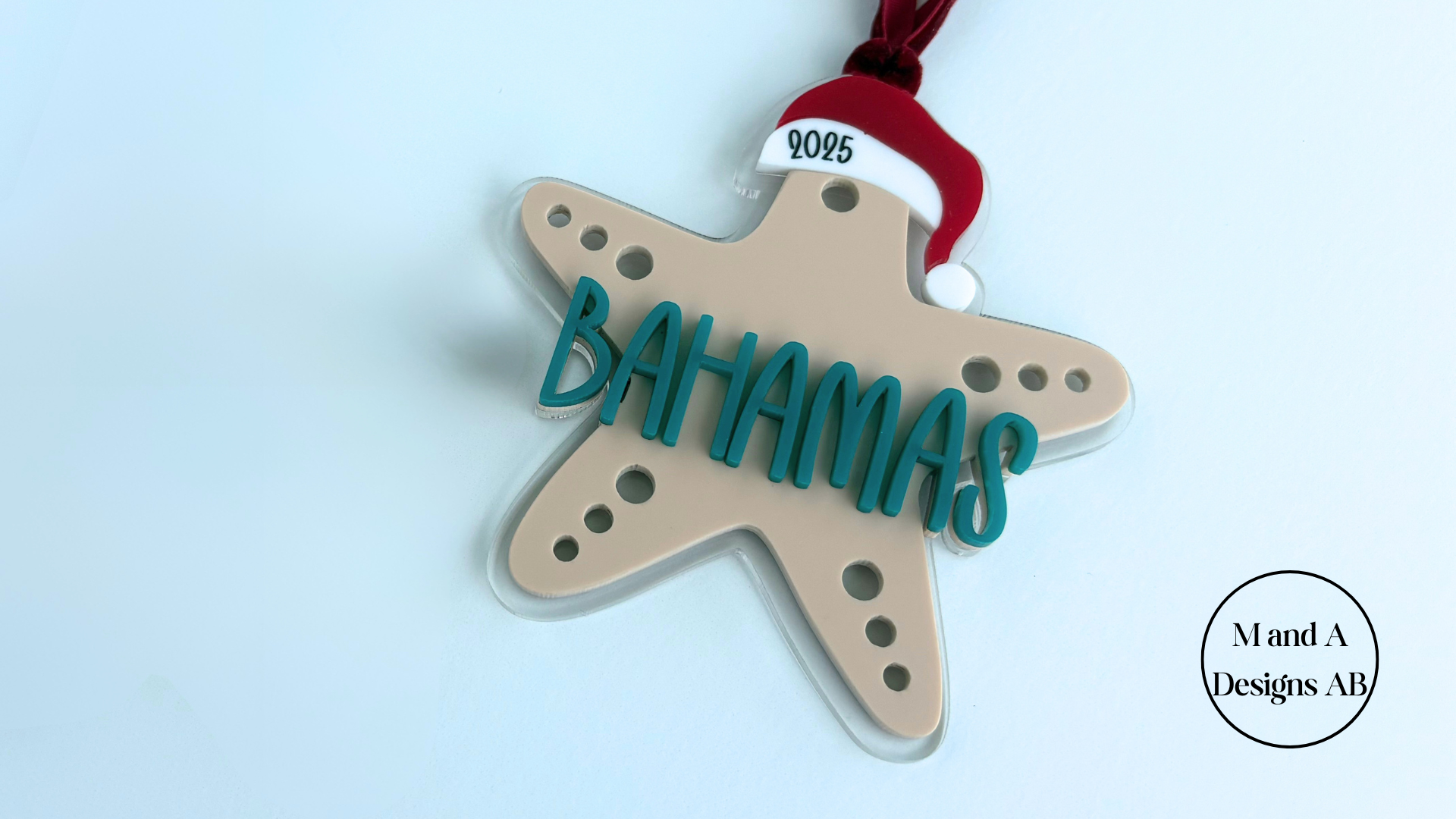 Starfish Travel Ornament