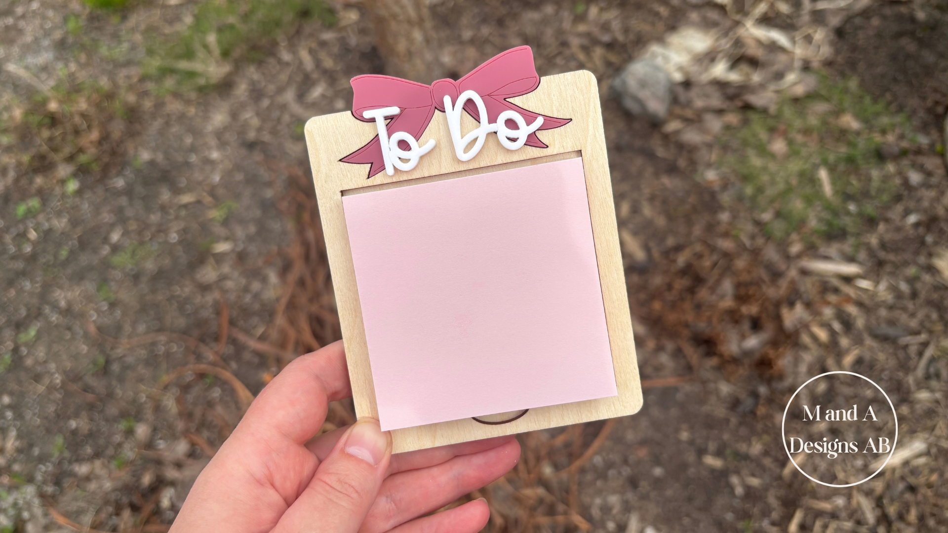 Bow 3x3" Note Holder