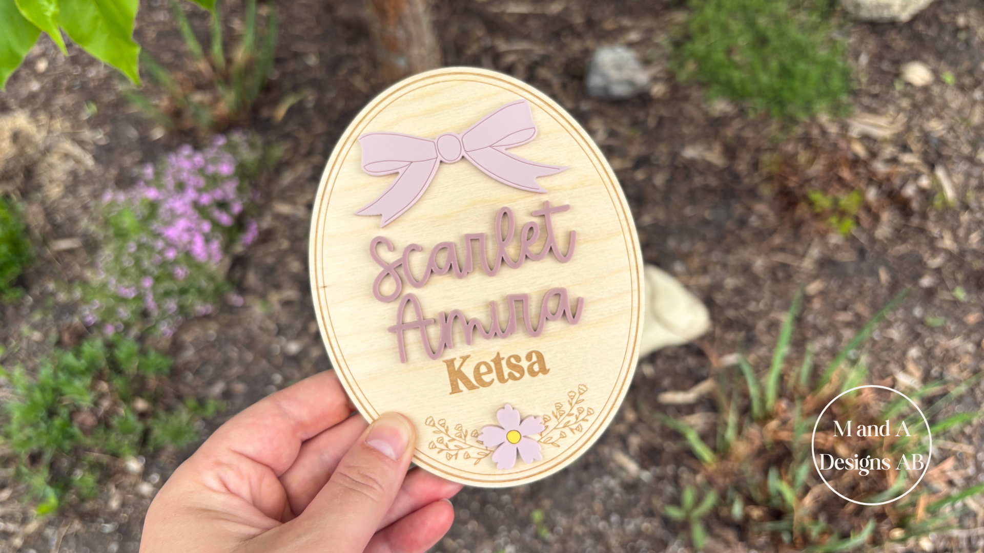 Bow Name Sign