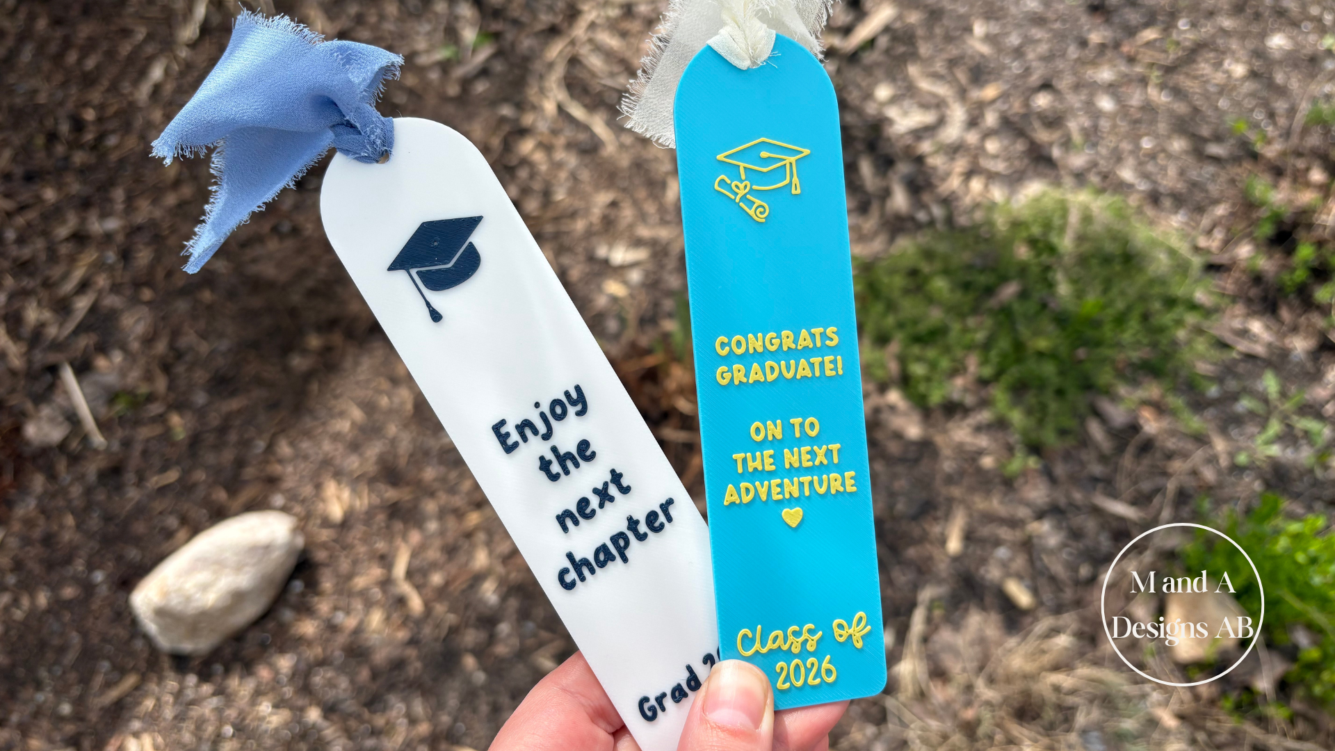 3D Printed Graduation Bookmark