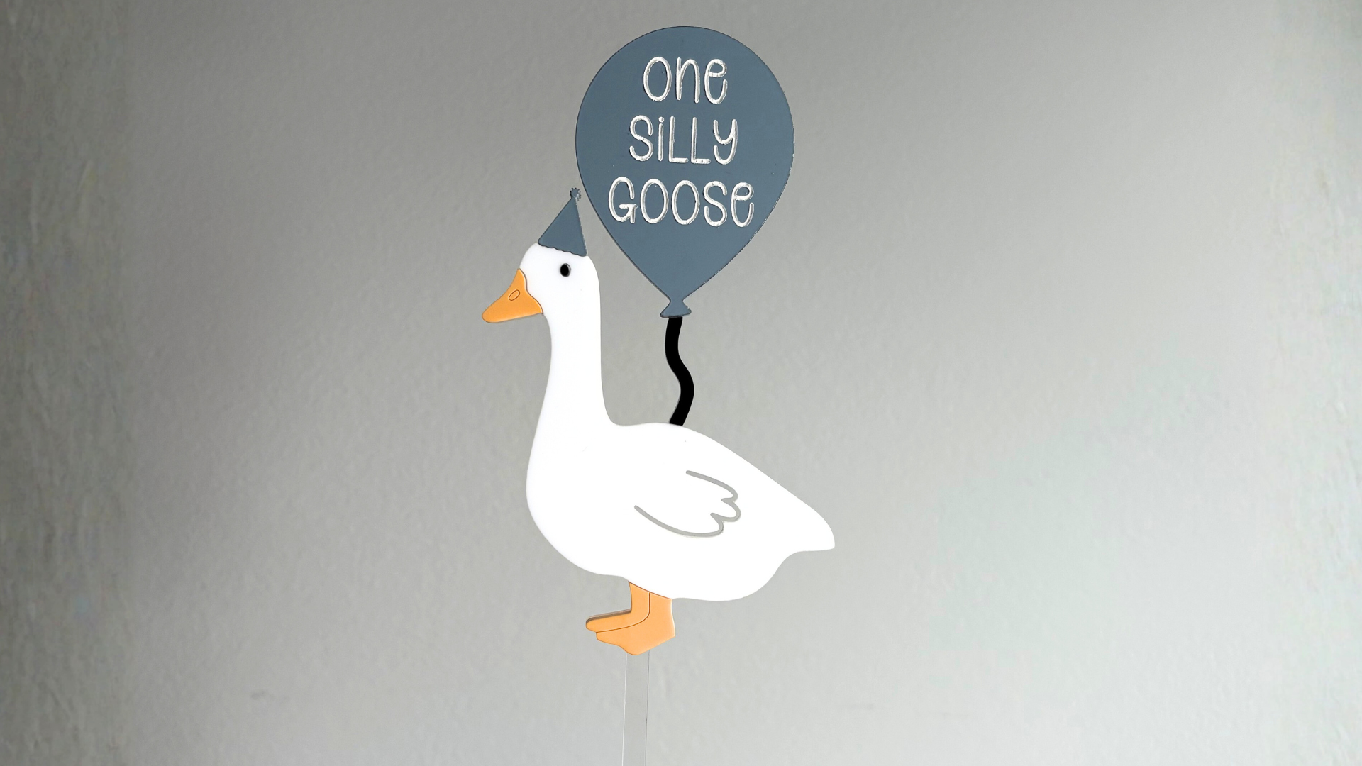 Silly Goose Cake Topper