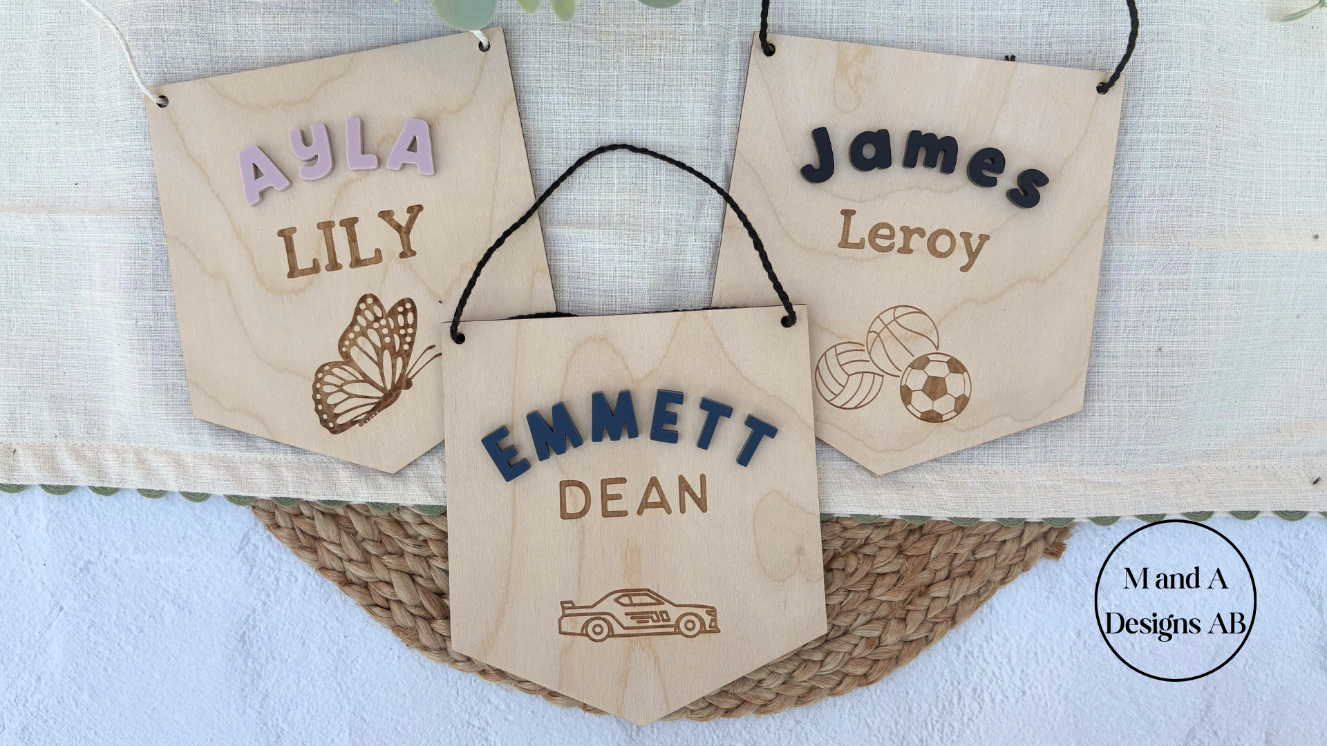 Custom Icon Pennant Banner