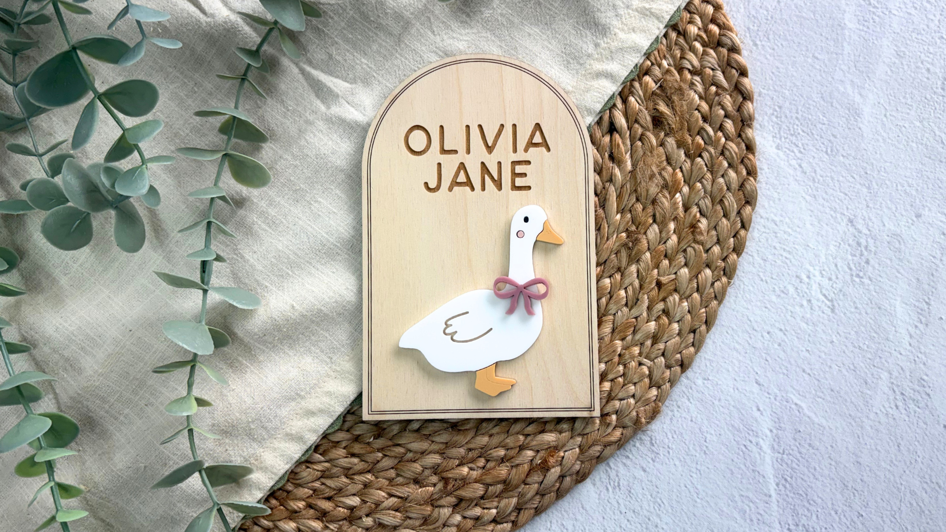 Goose Name Sign