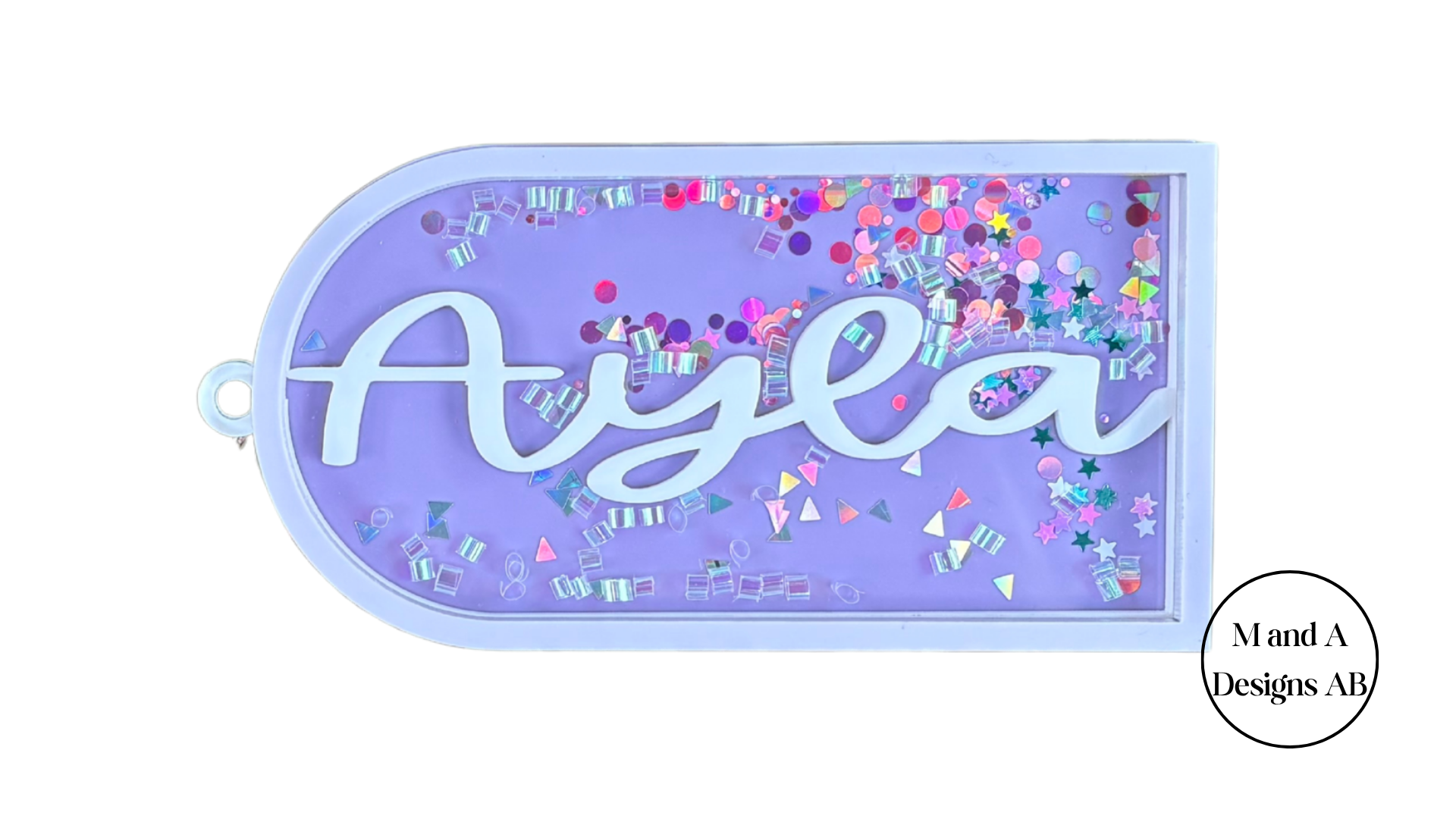 Shaker Name Tag - Stocking Tag 
