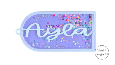 Shaker Name Tag - Stocking Tag