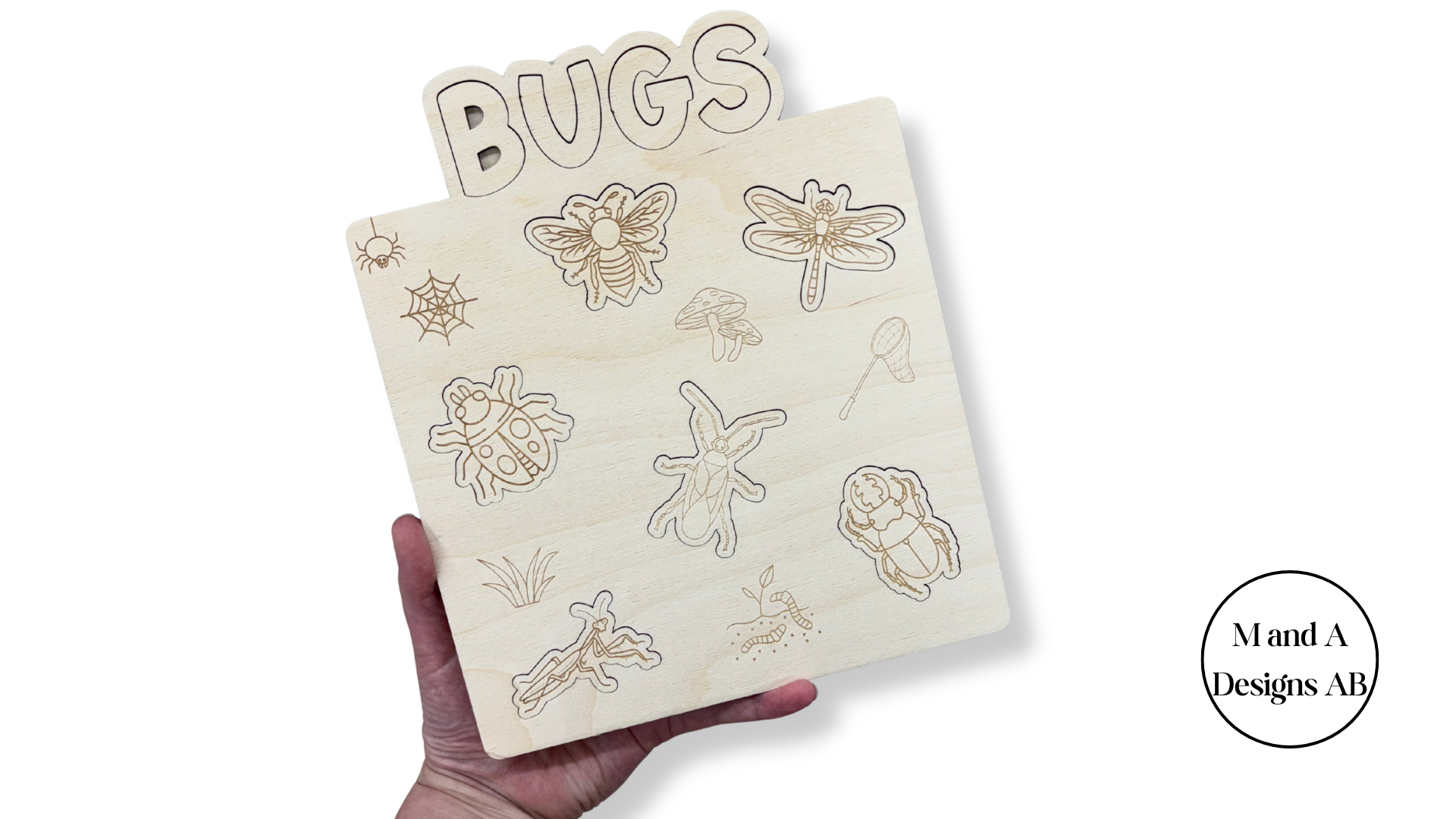 Bug Colour Me Puzzle