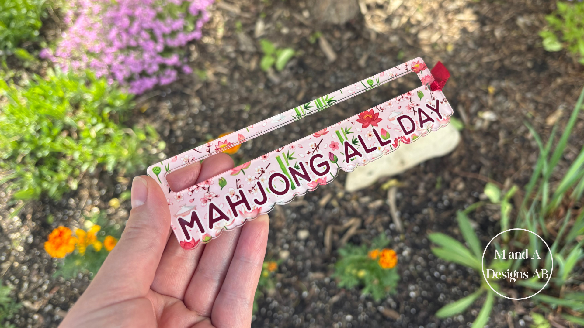 Small Mahjong Line Reader UV Printed