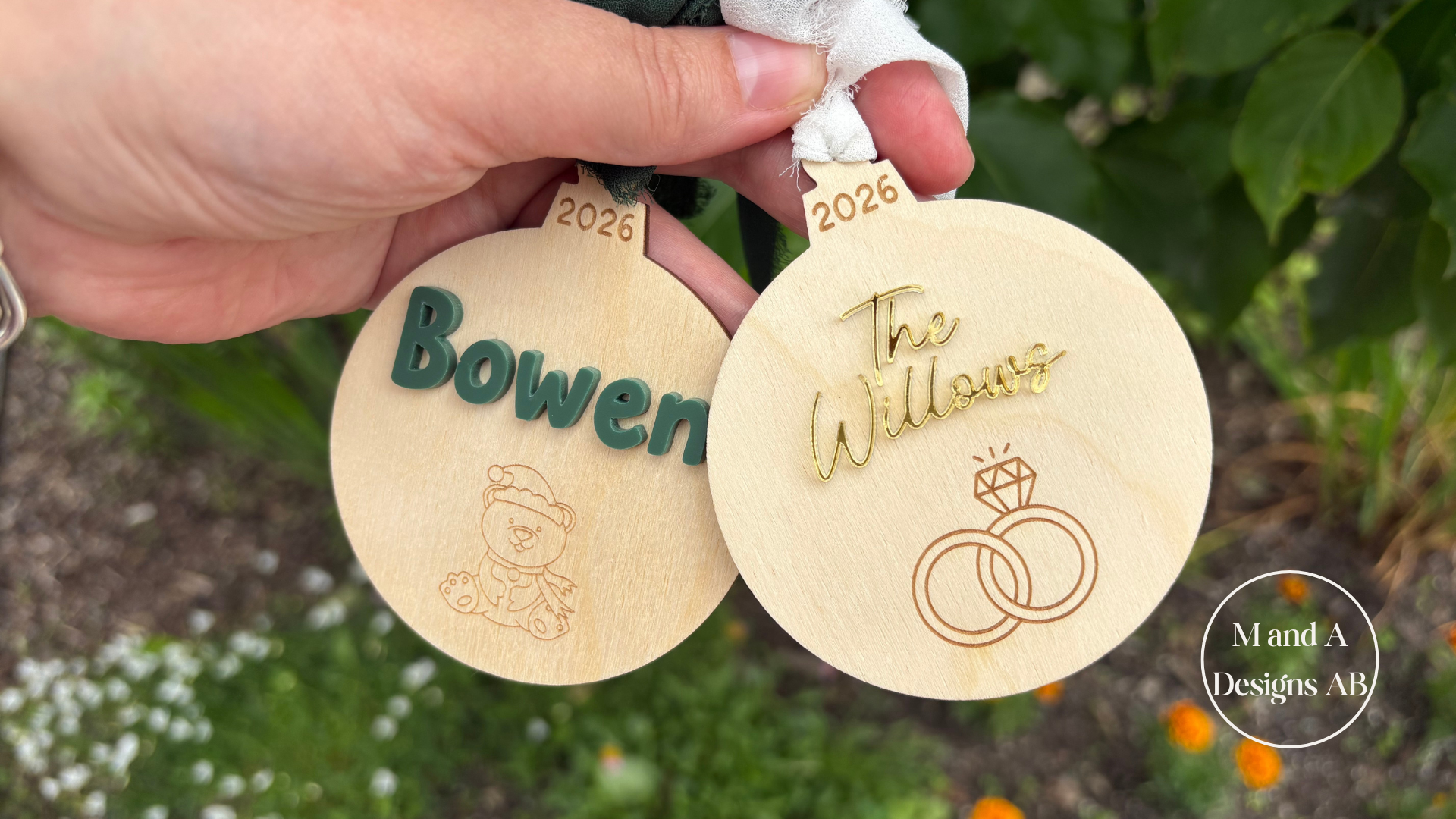 Circle Name Ornament