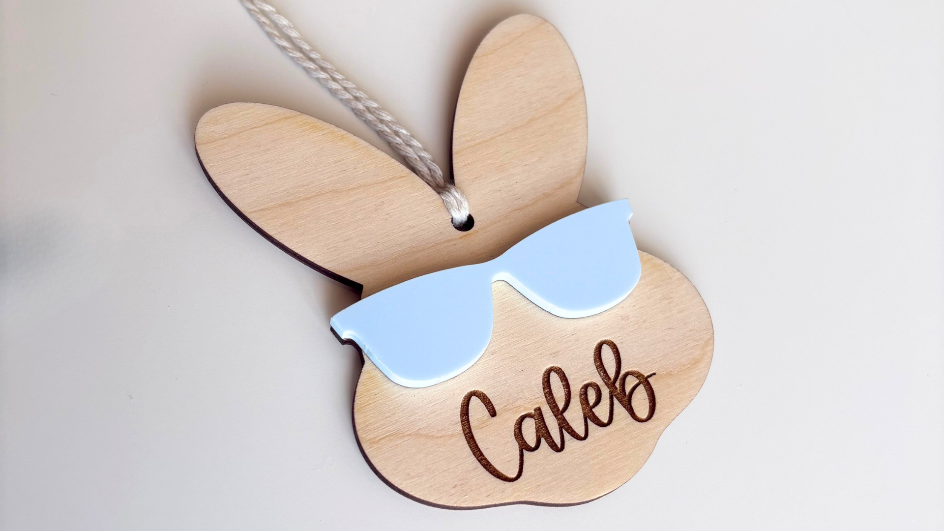 Glasses Bunny Tag