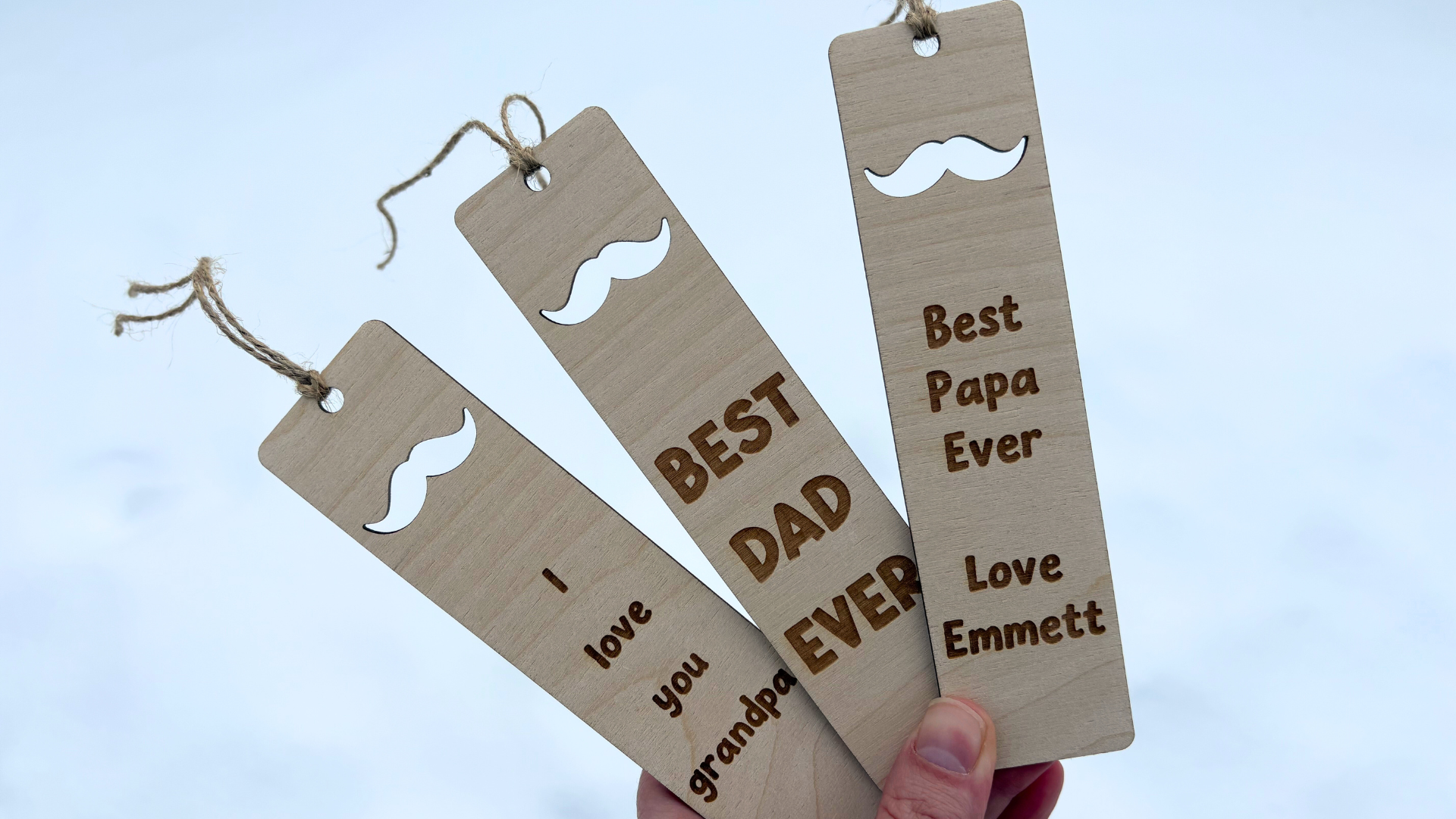 Moustache Bookmark