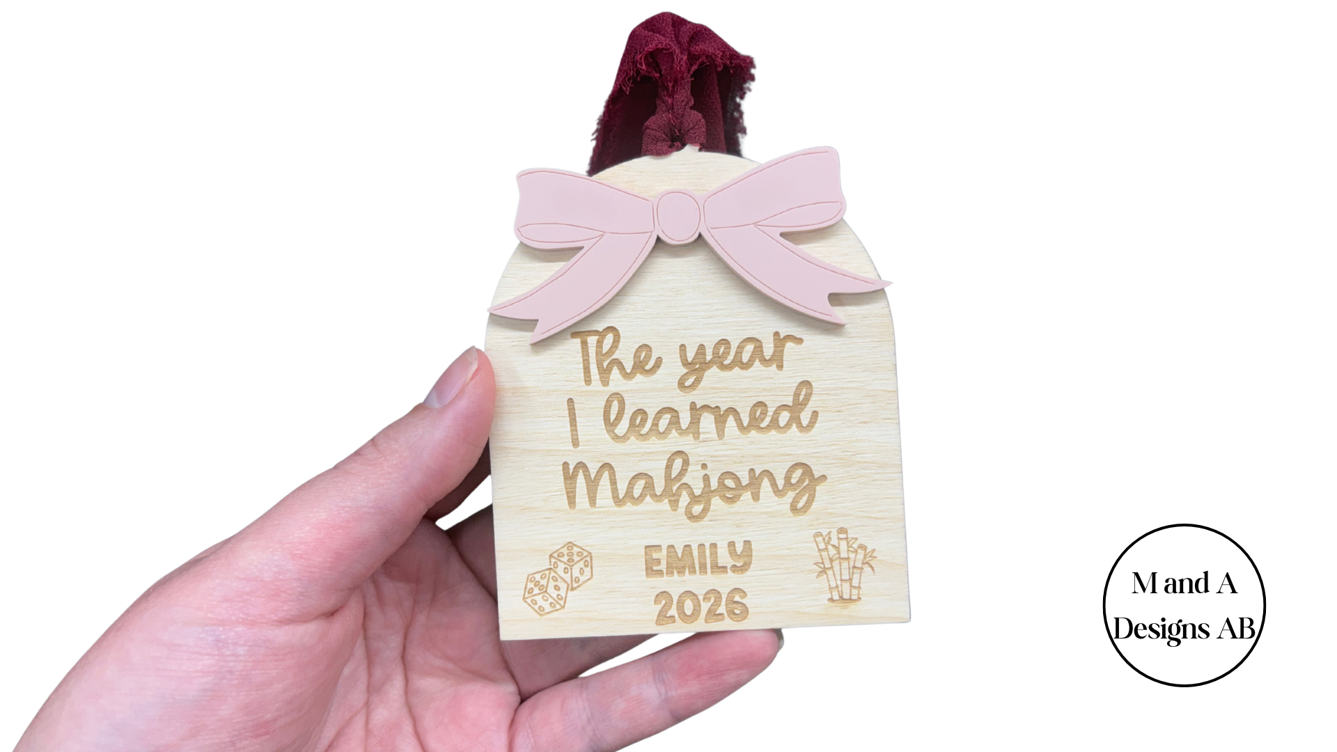 Bow Mahjong Arch Ornament