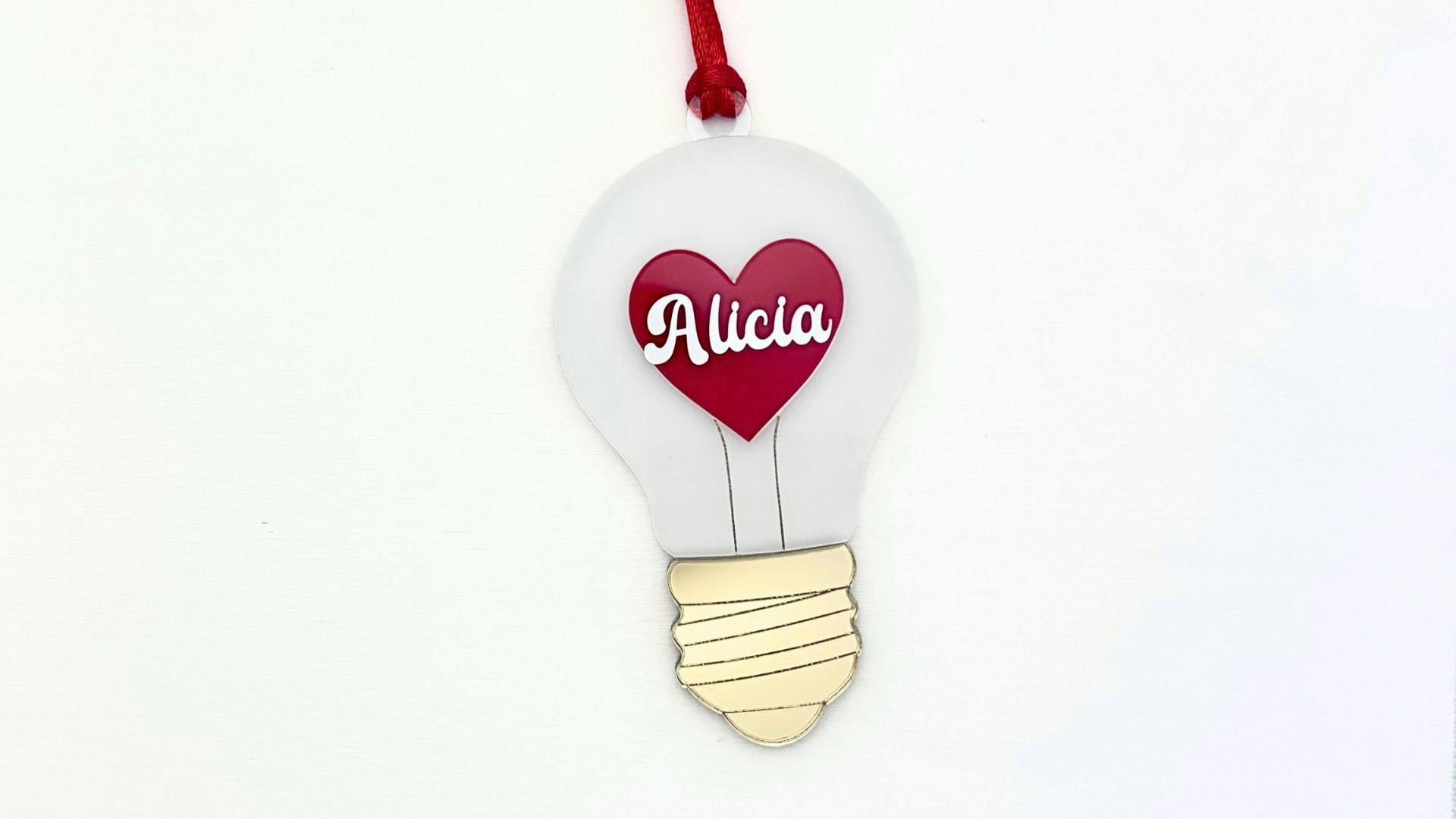 Valentine's Lightbulb Gift Tag