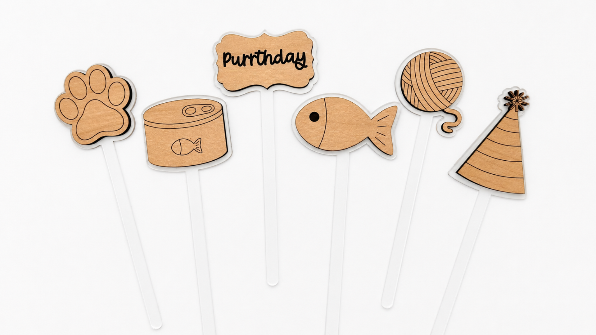 Cat Cupcake Toppers