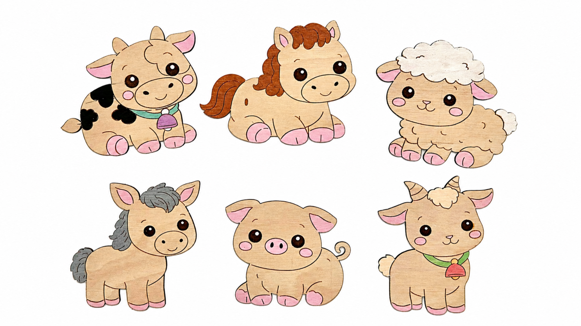 DIY Farm Animal Coloring Kit