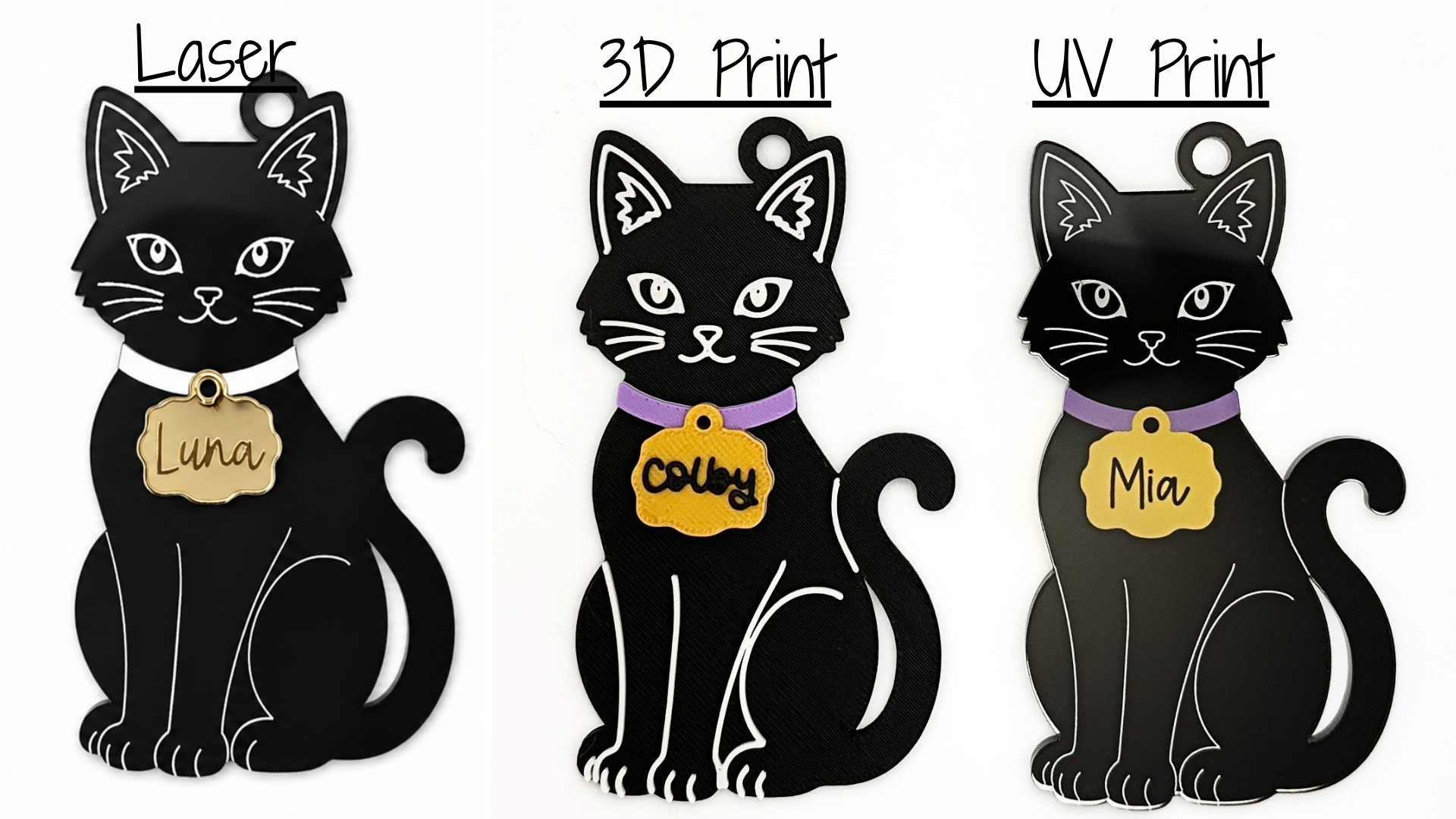 Halloween Cat Gift Bag Tag