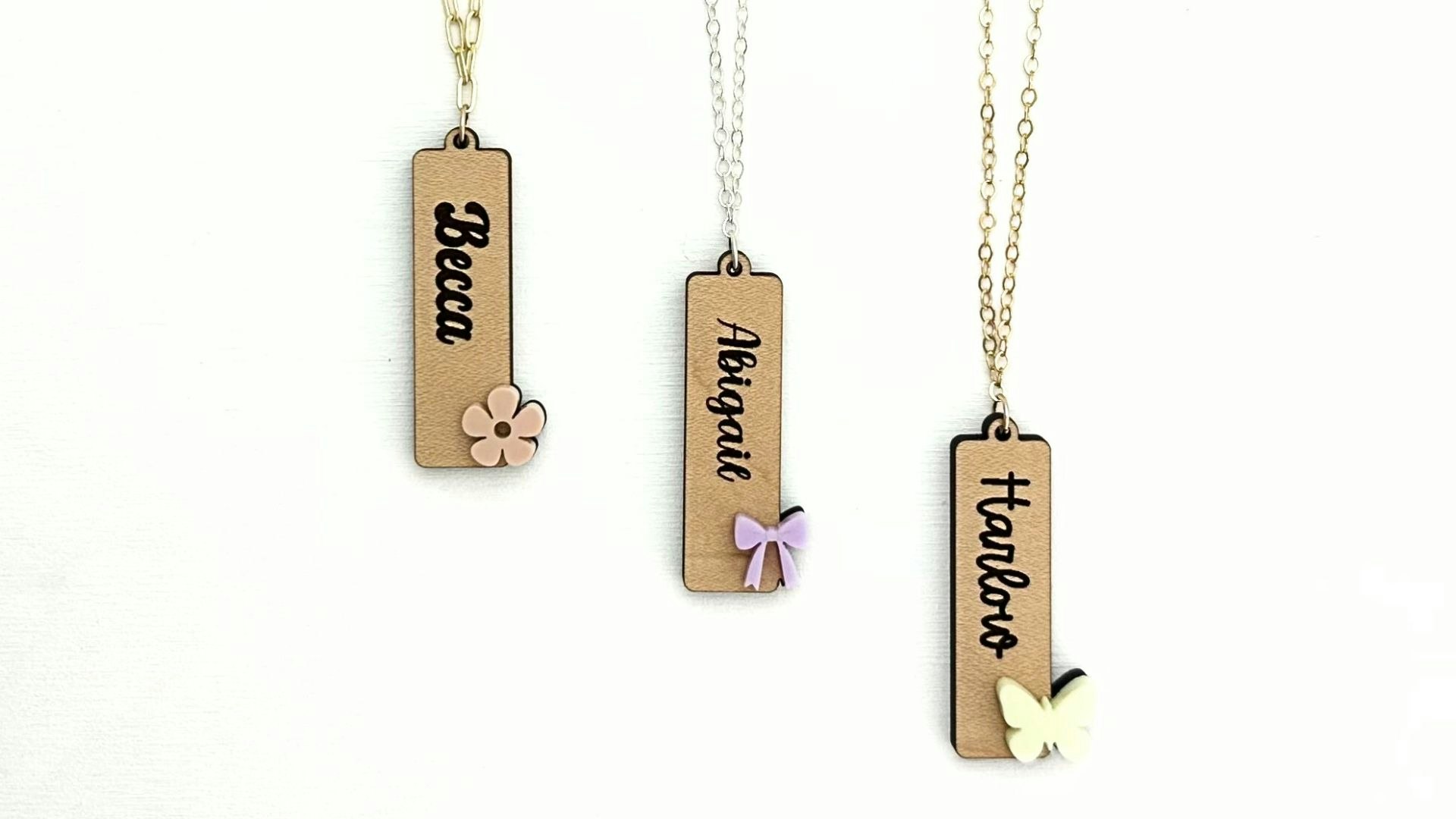 Personalized Bar Pendant