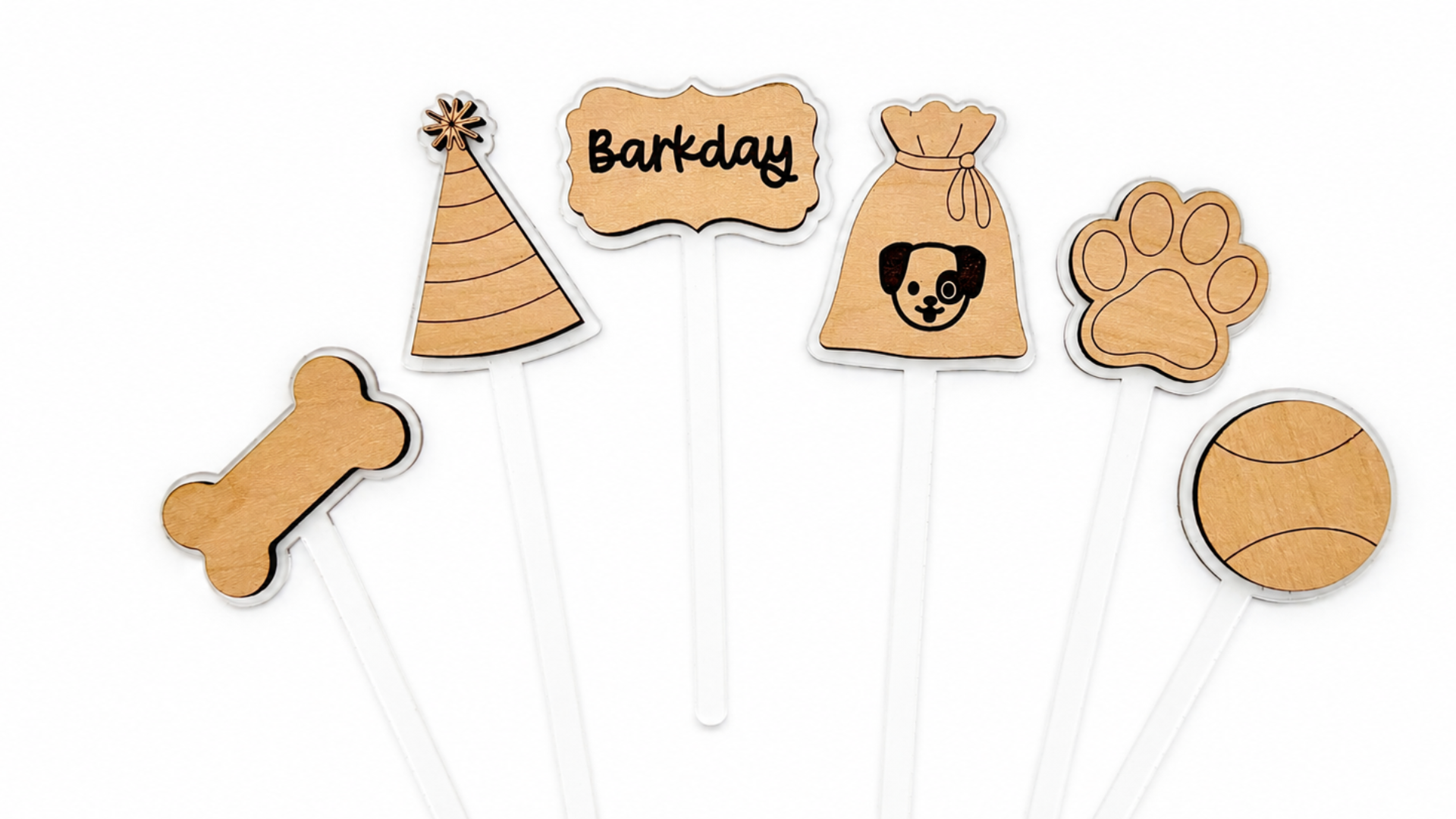 Dog Cupcake Toppers