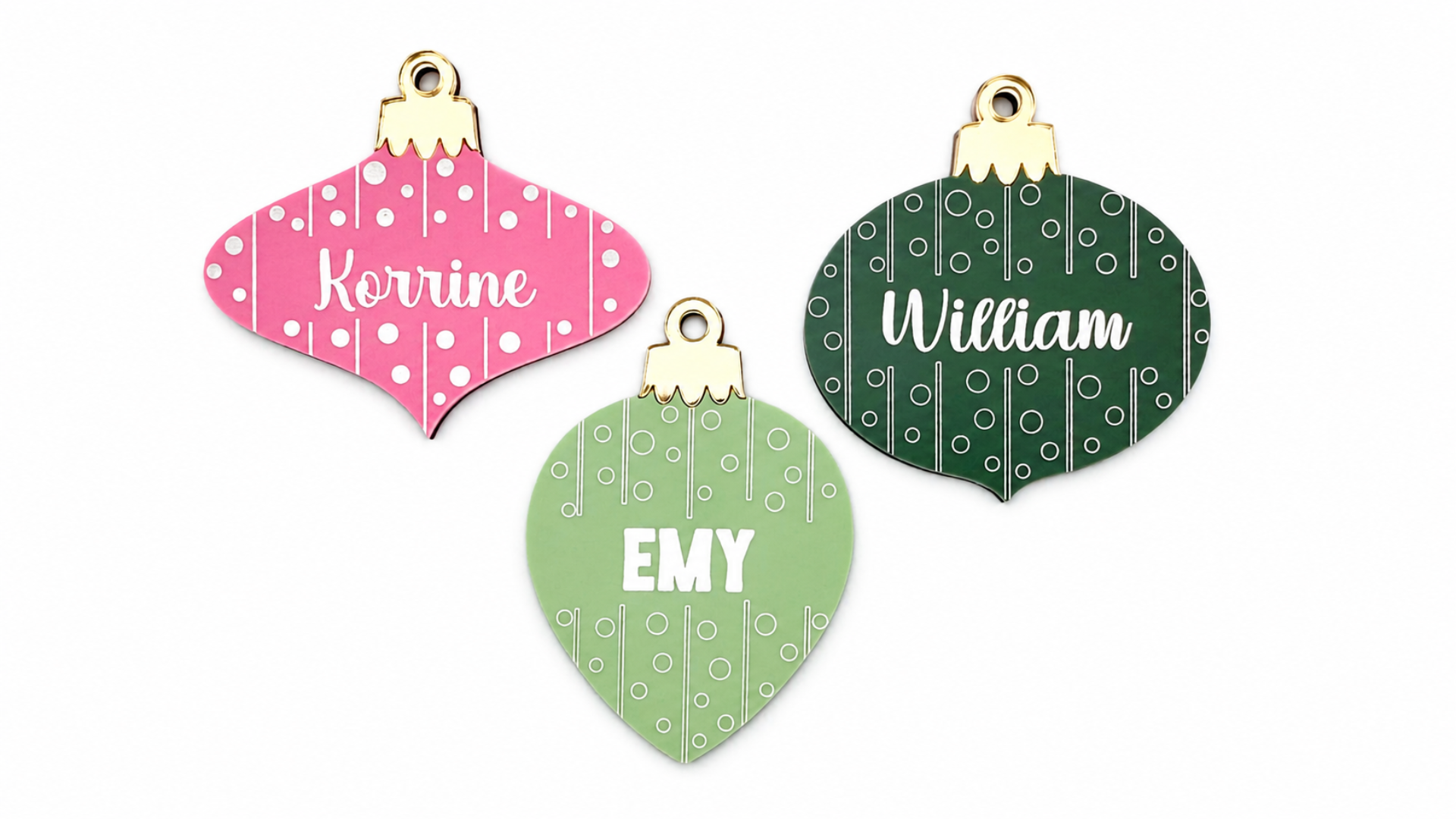 Retro Christmas Ornaments