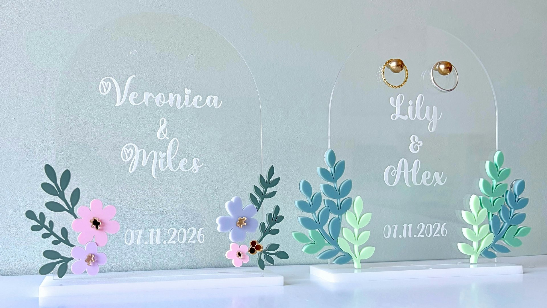 Wedding Rings Display Stand