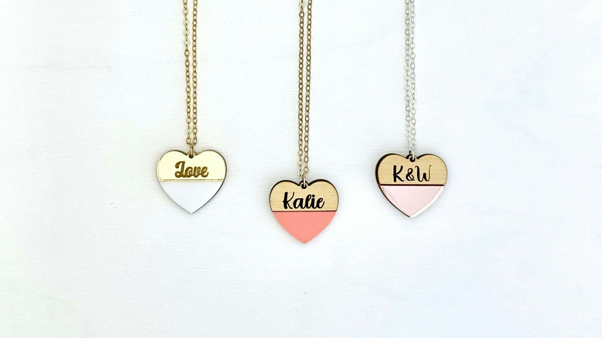 Personalized Heart Pendant