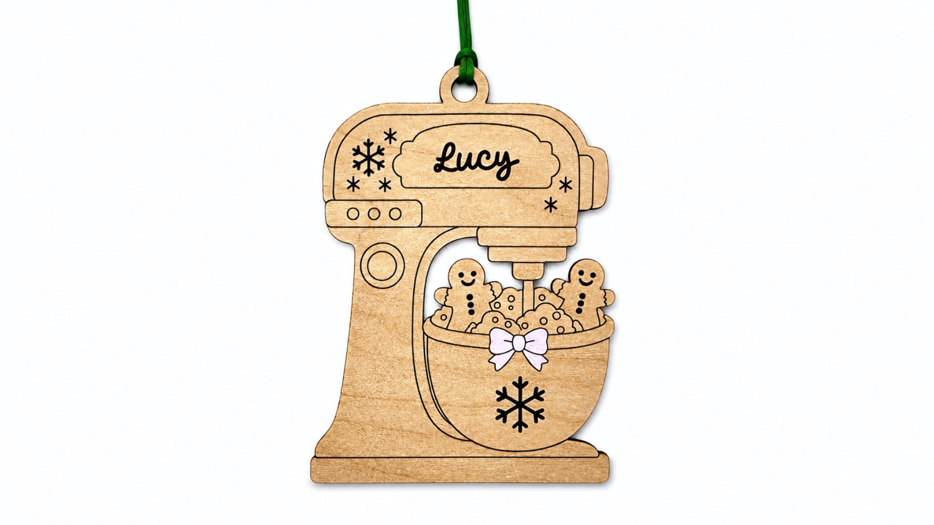 Holiday Baking Stand Mixer Ornament Tag