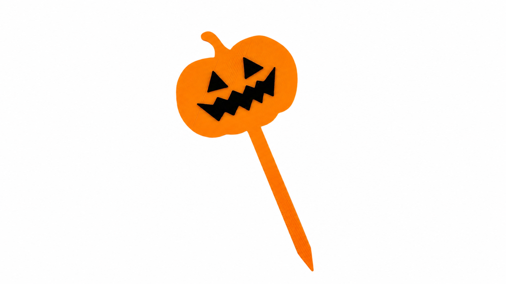 3D Pumpkin Plant Stake