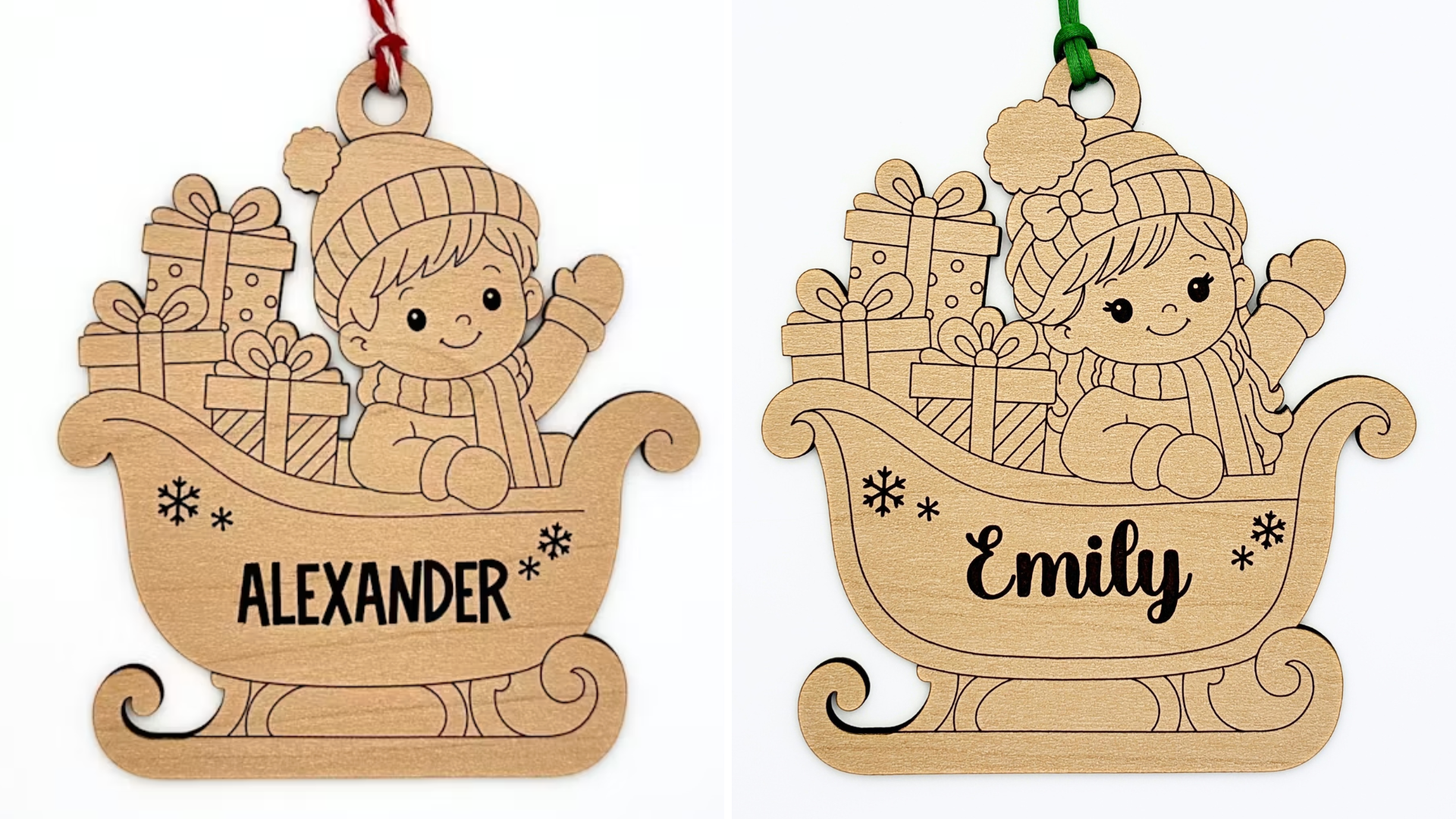 Christmas Sleigh Ride Ornament