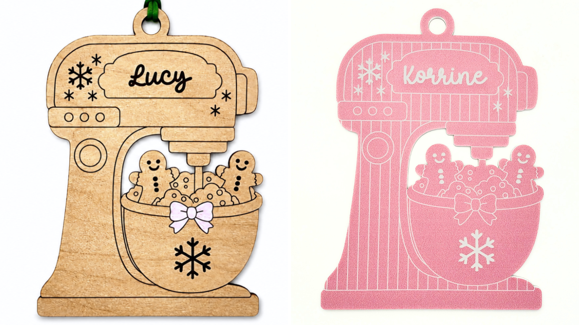 Holiday Baking Stand Mixer Ornament Tag