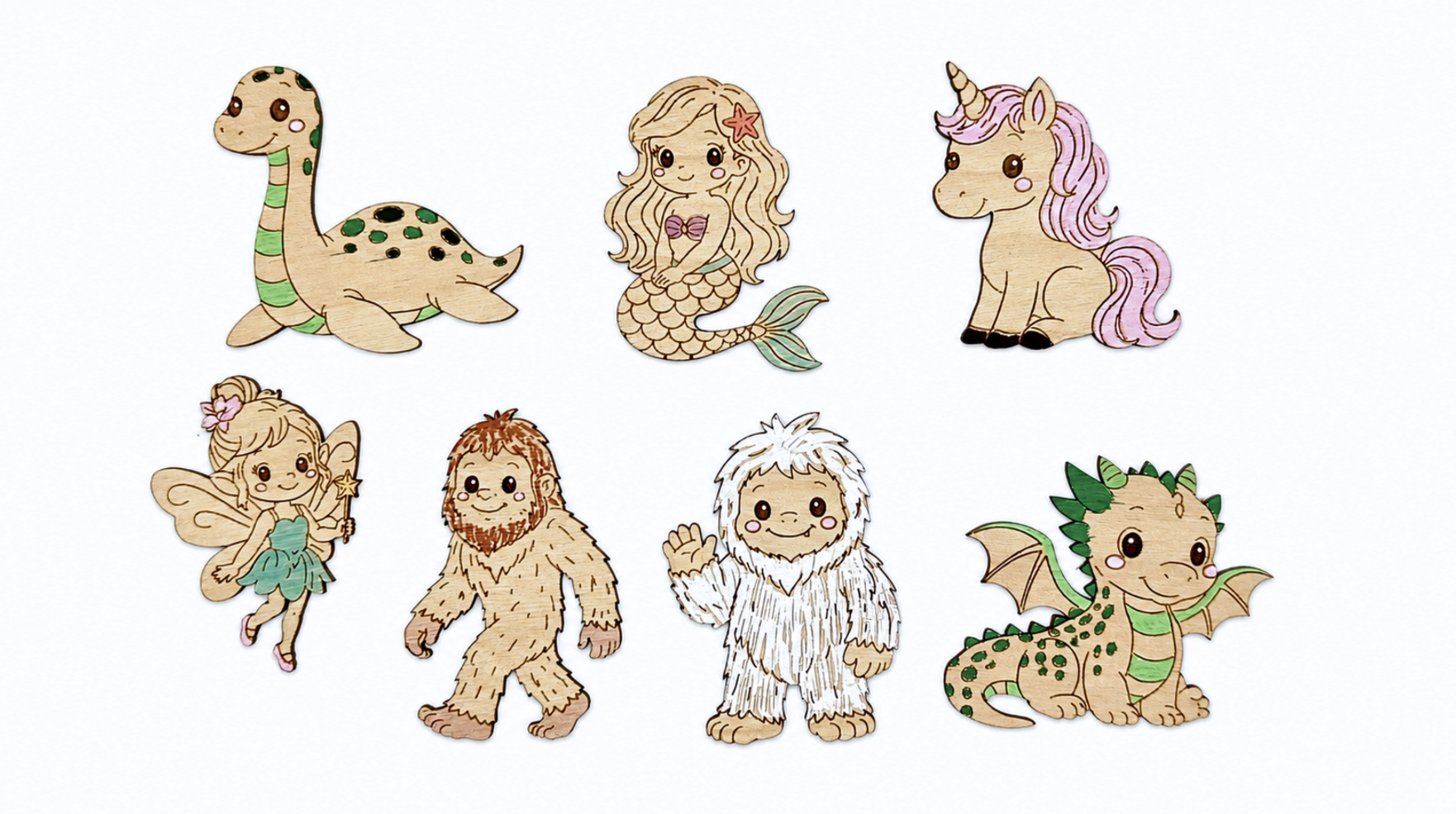 DIY Mythical Creatures Coloring Kit
