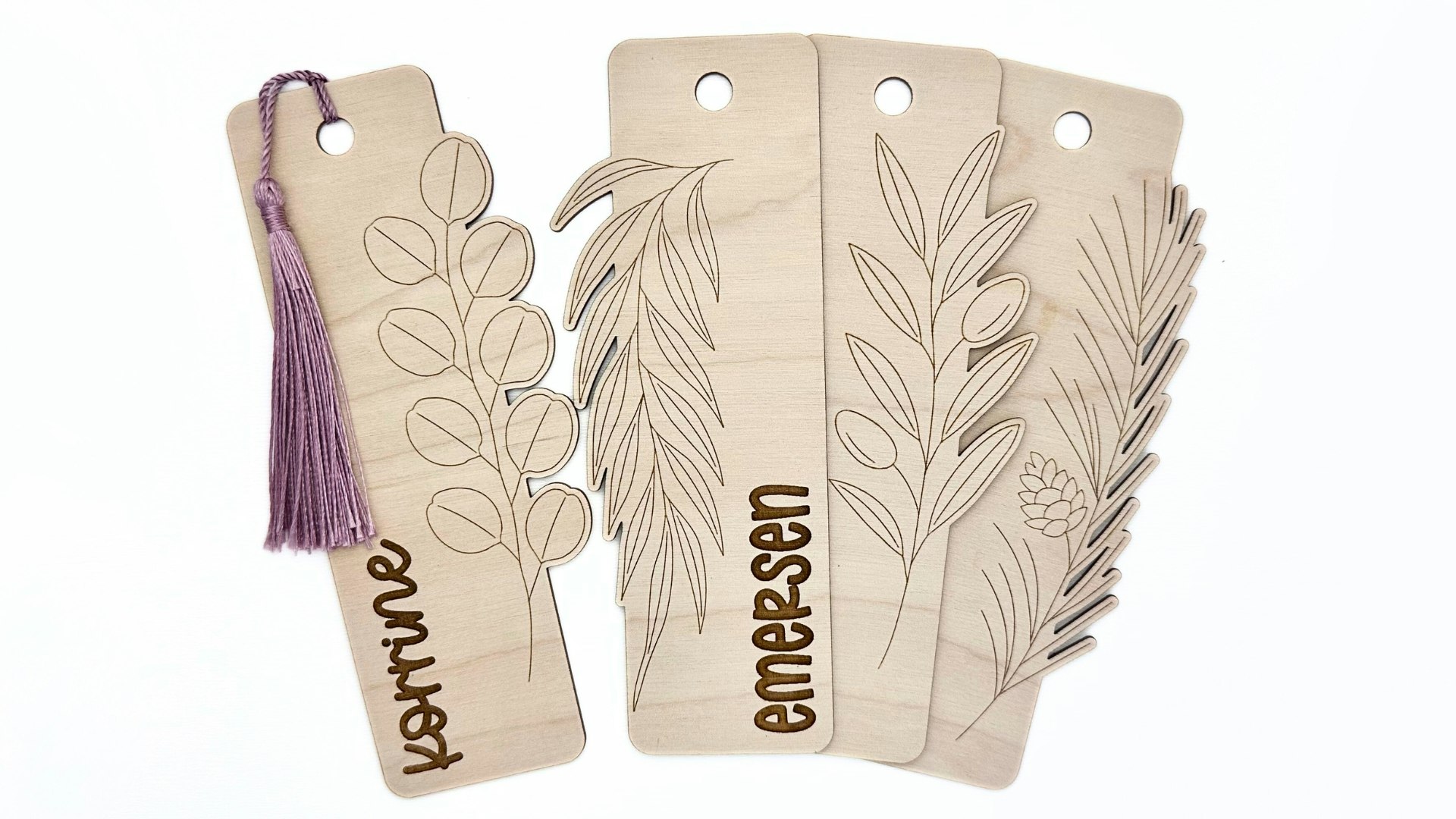 Personalized Nature Bookmarks