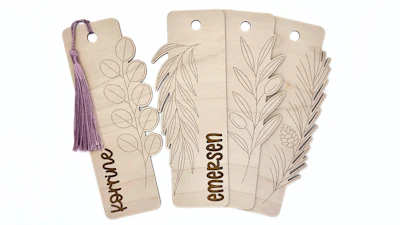 Personalized Nature Bookmarks