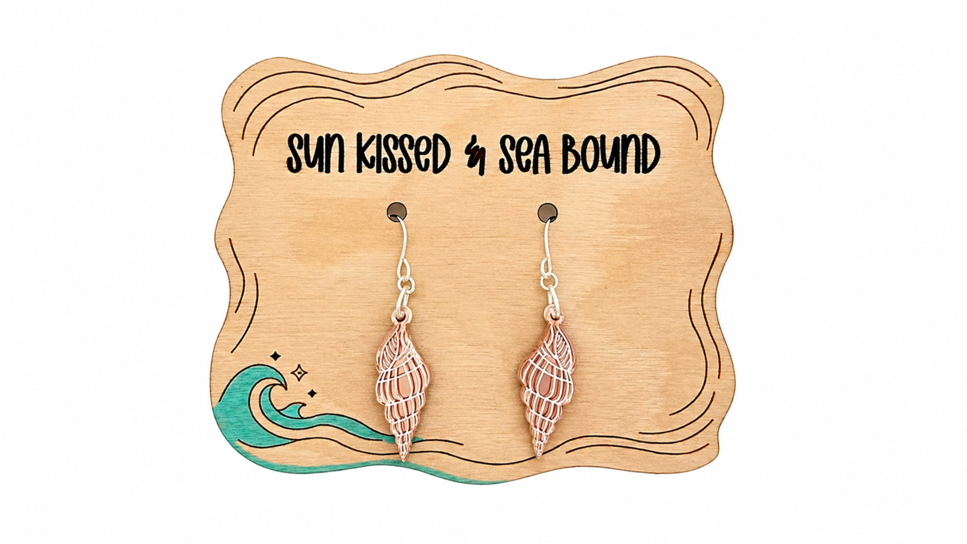 Shell Earrings and Card