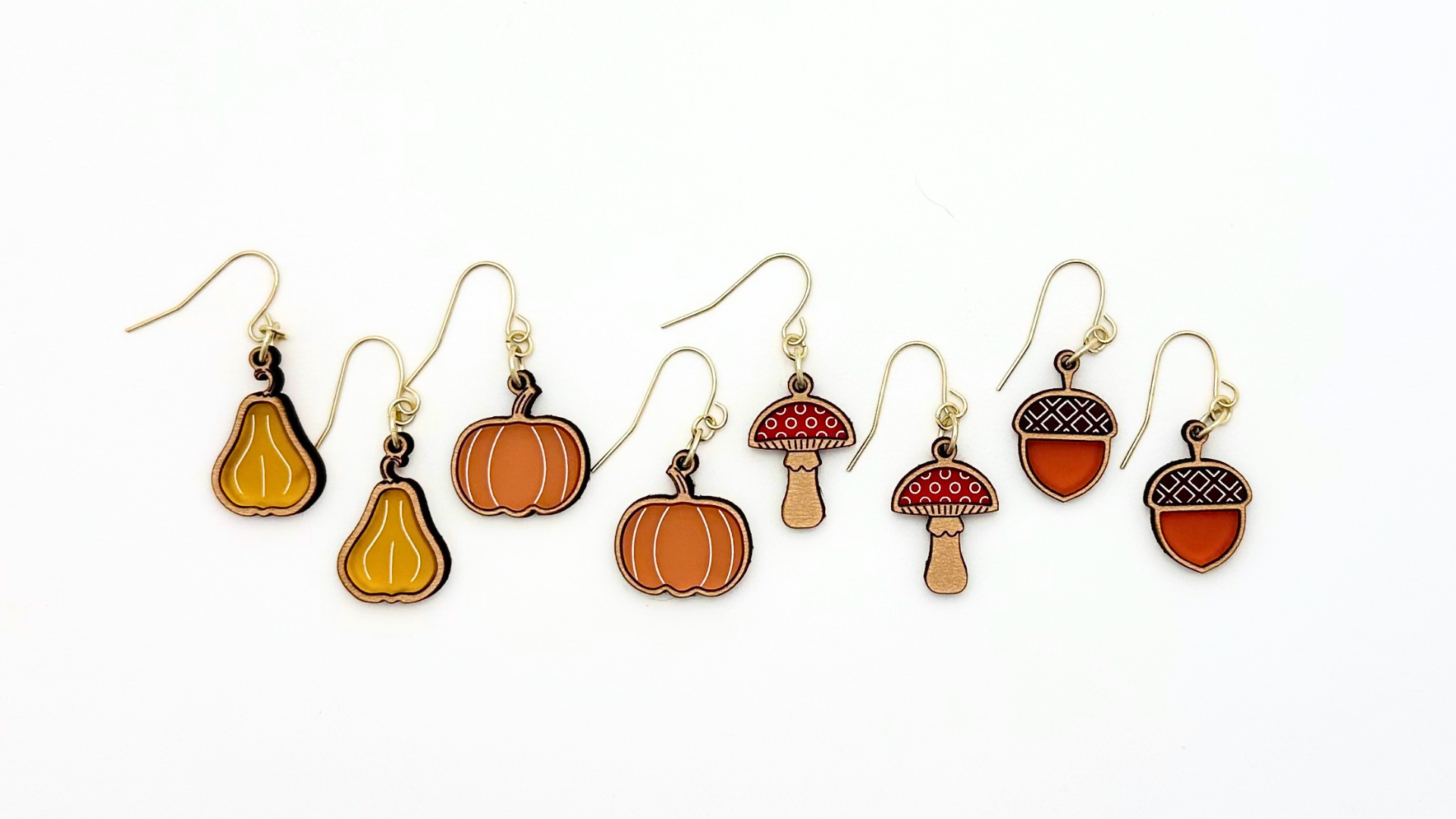 Fall Inlay Earrings