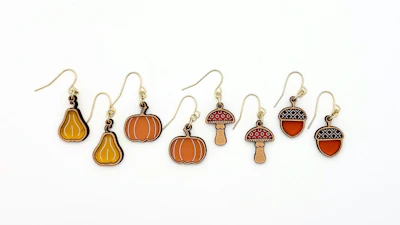 Fall Inlay Earrings