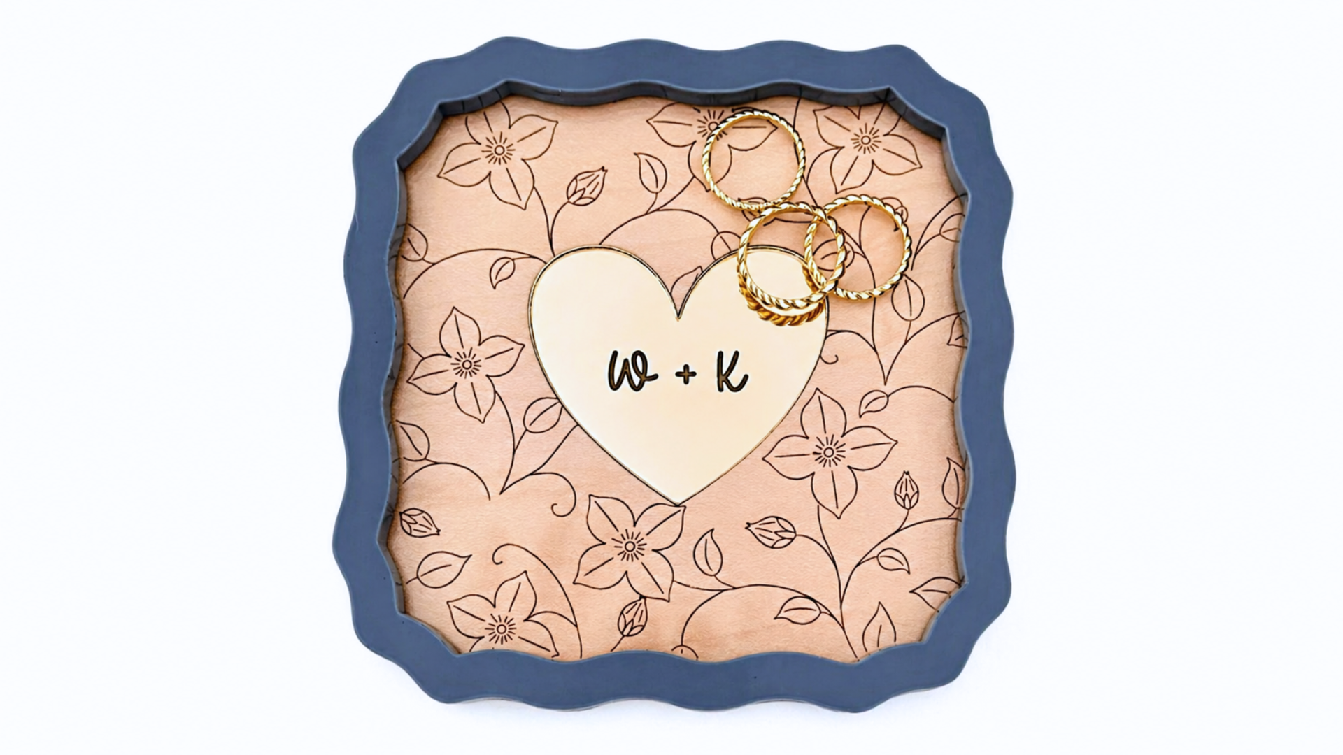 Clematis Jewelry Tray