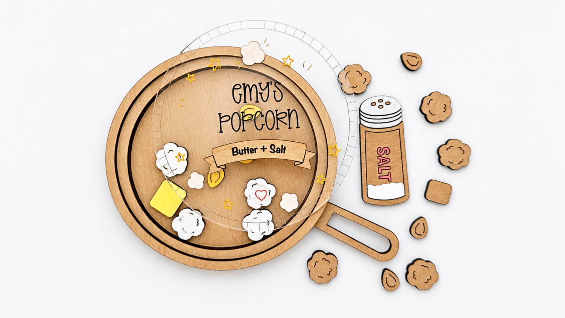 DIY Popcorn Coloring Set