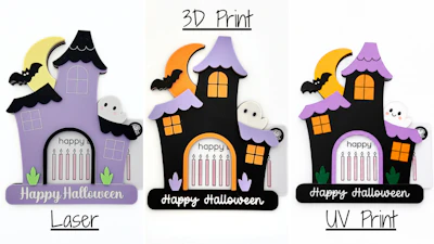 Haunted House Gift Card Holder