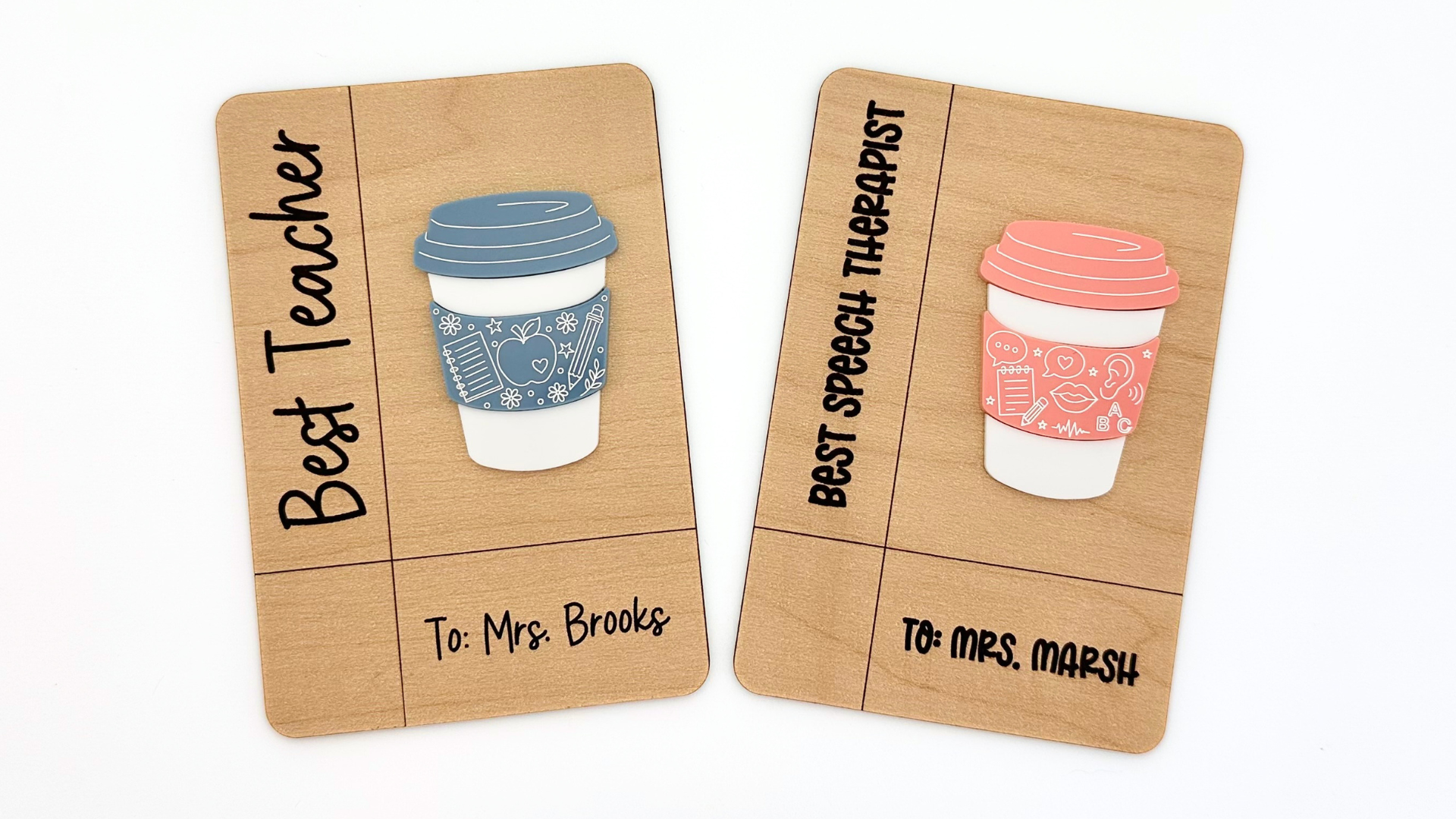 Teacher Appreciation Coffee Gift Card Holders