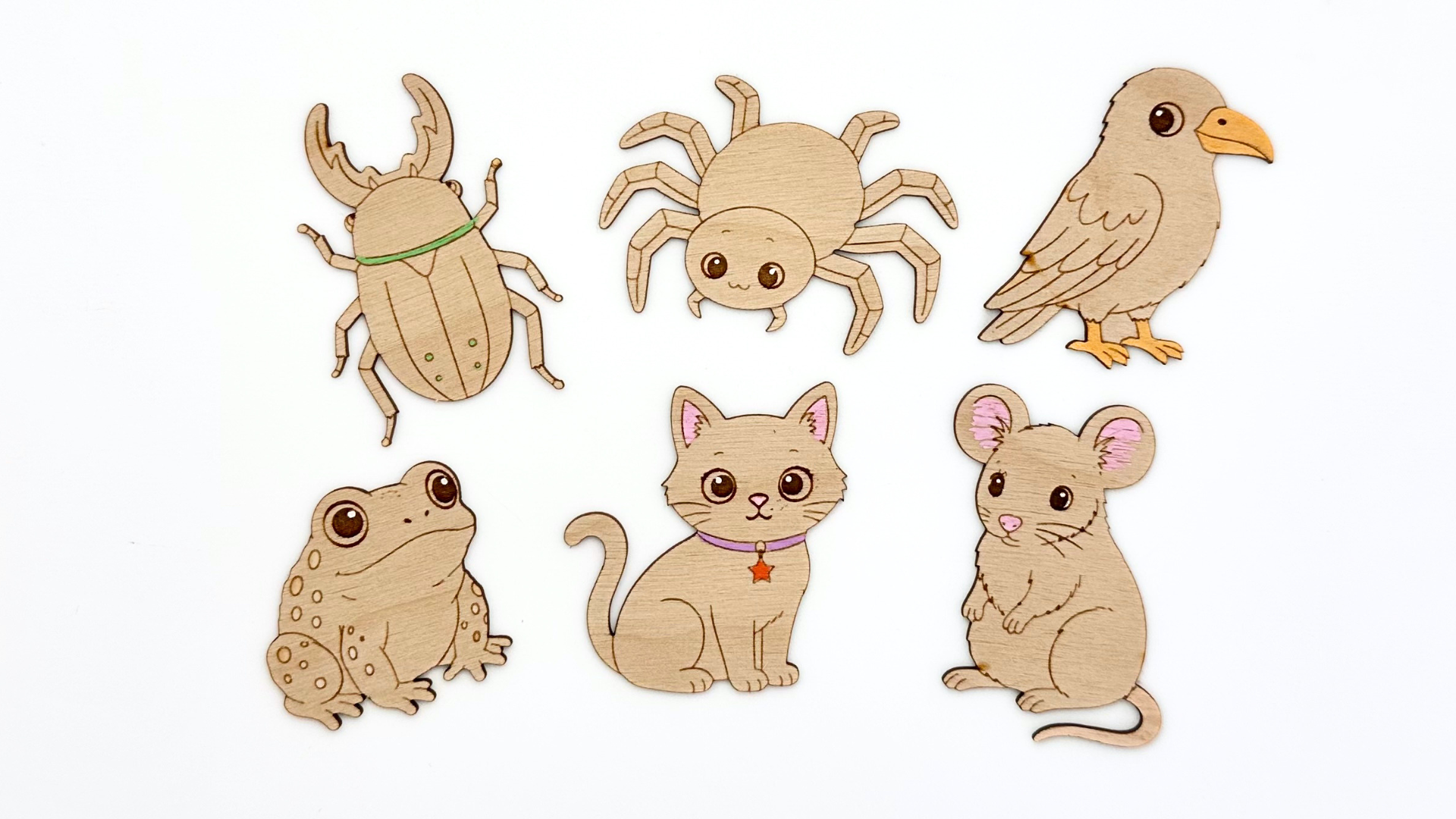 DIY Halloween Animals Coloring Kit