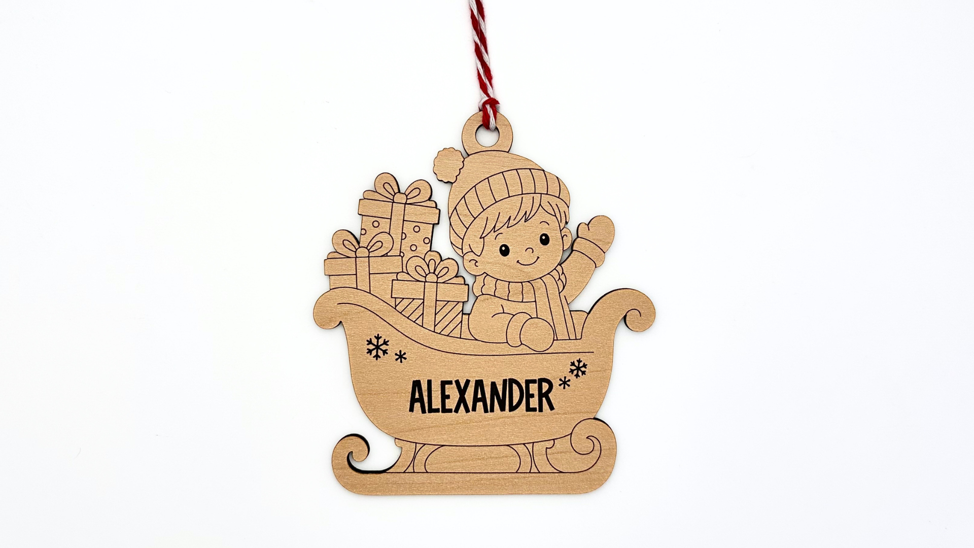 Christmas Sleigh Ride Ornament
