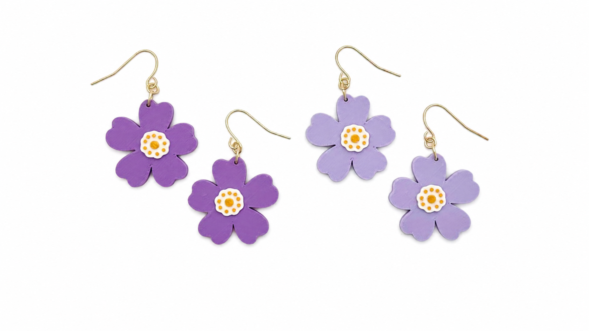 3D Wildflower Earrings